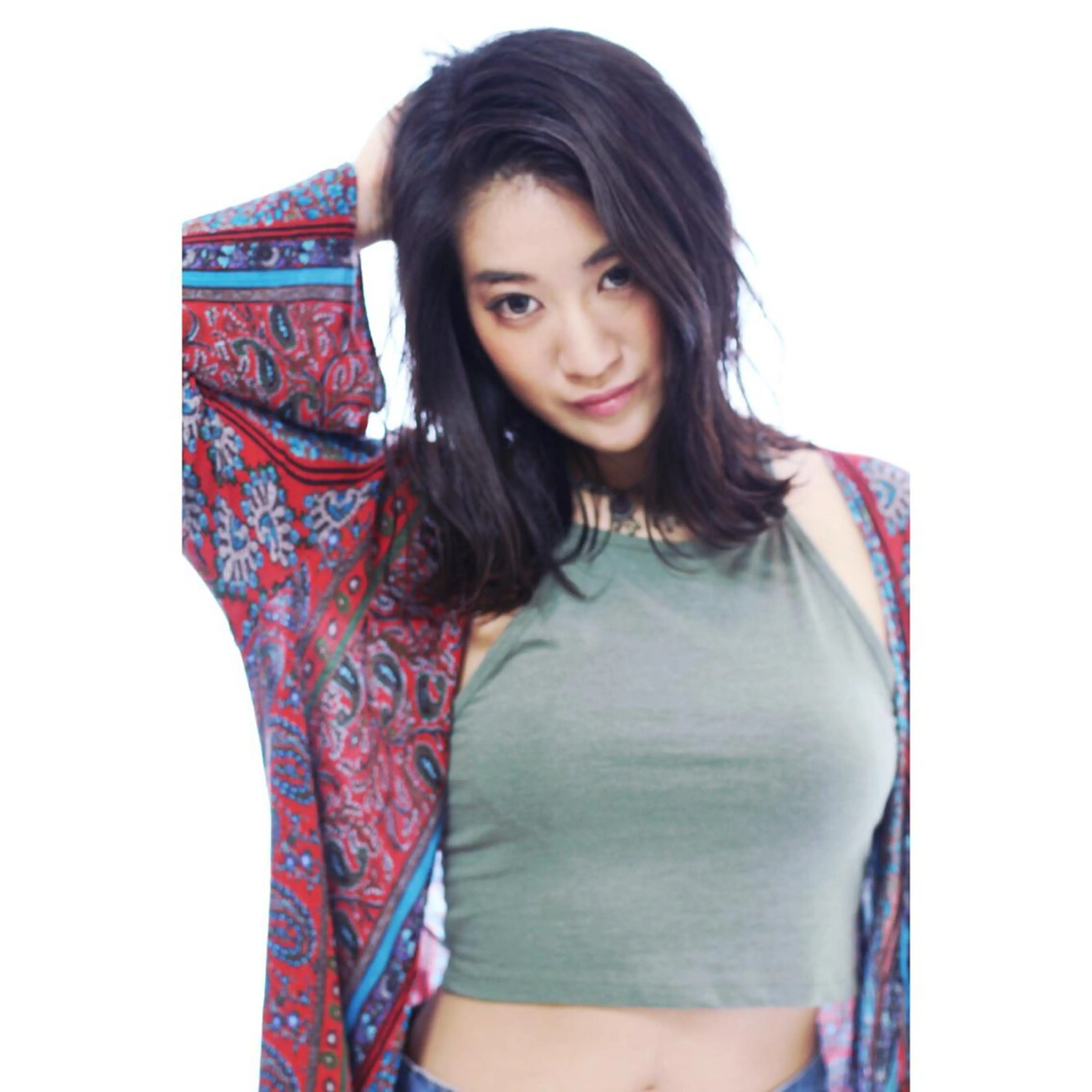 ミディアム カラー パーマ 外ハネヘア toi【トワ】所属・安達 俊亮のヘアスタイル