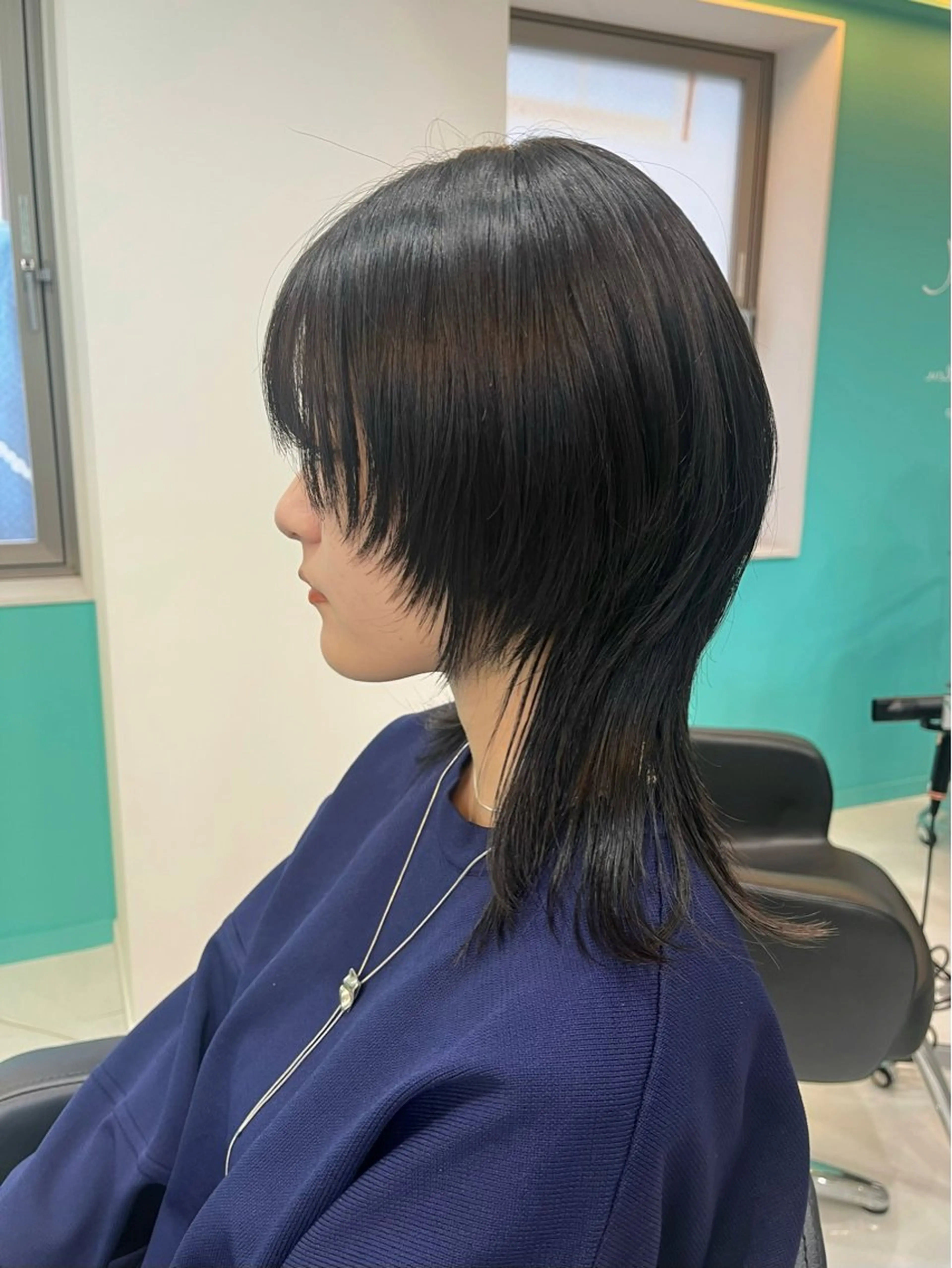 セミロング ウルフカット カット Misaki/ レイヤー/ウルフのヘアスタイル