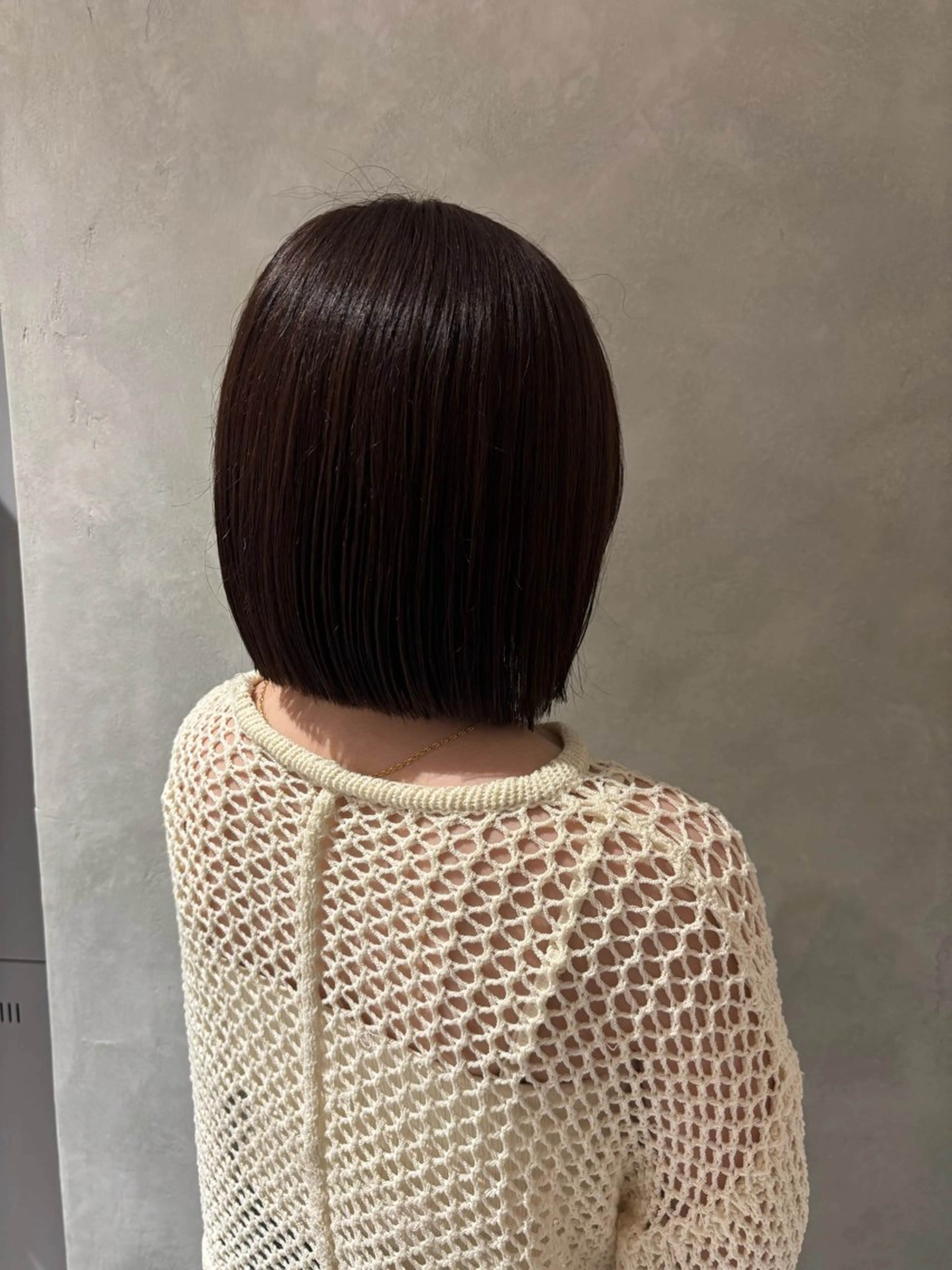 ショート ボブ カット ヘアカラー トリートメント 大久保 愛のヘアスタイル