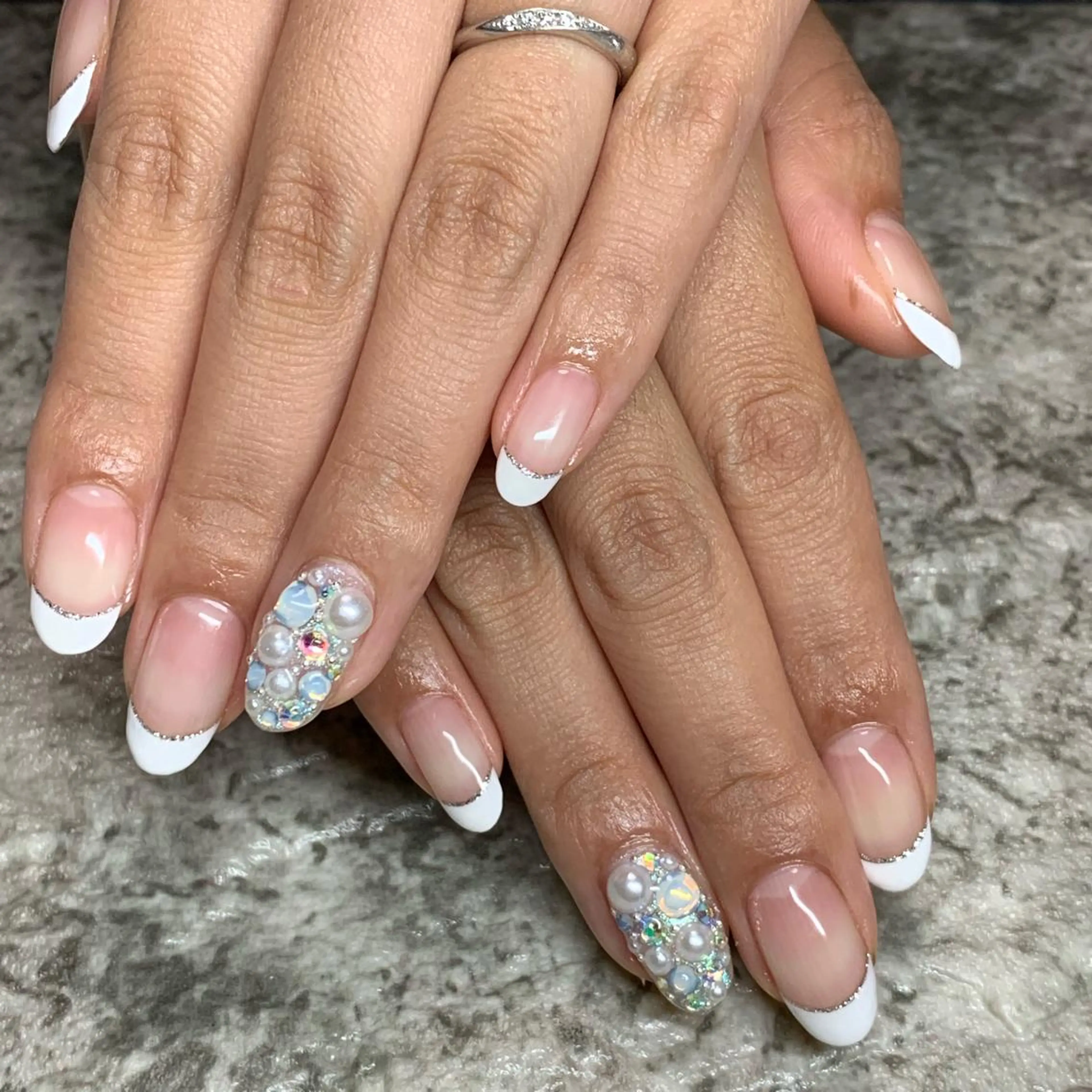 ネイル フレンチネイル ハンドネイル RuxuryNail ／RiAnnaのネイルデザイン