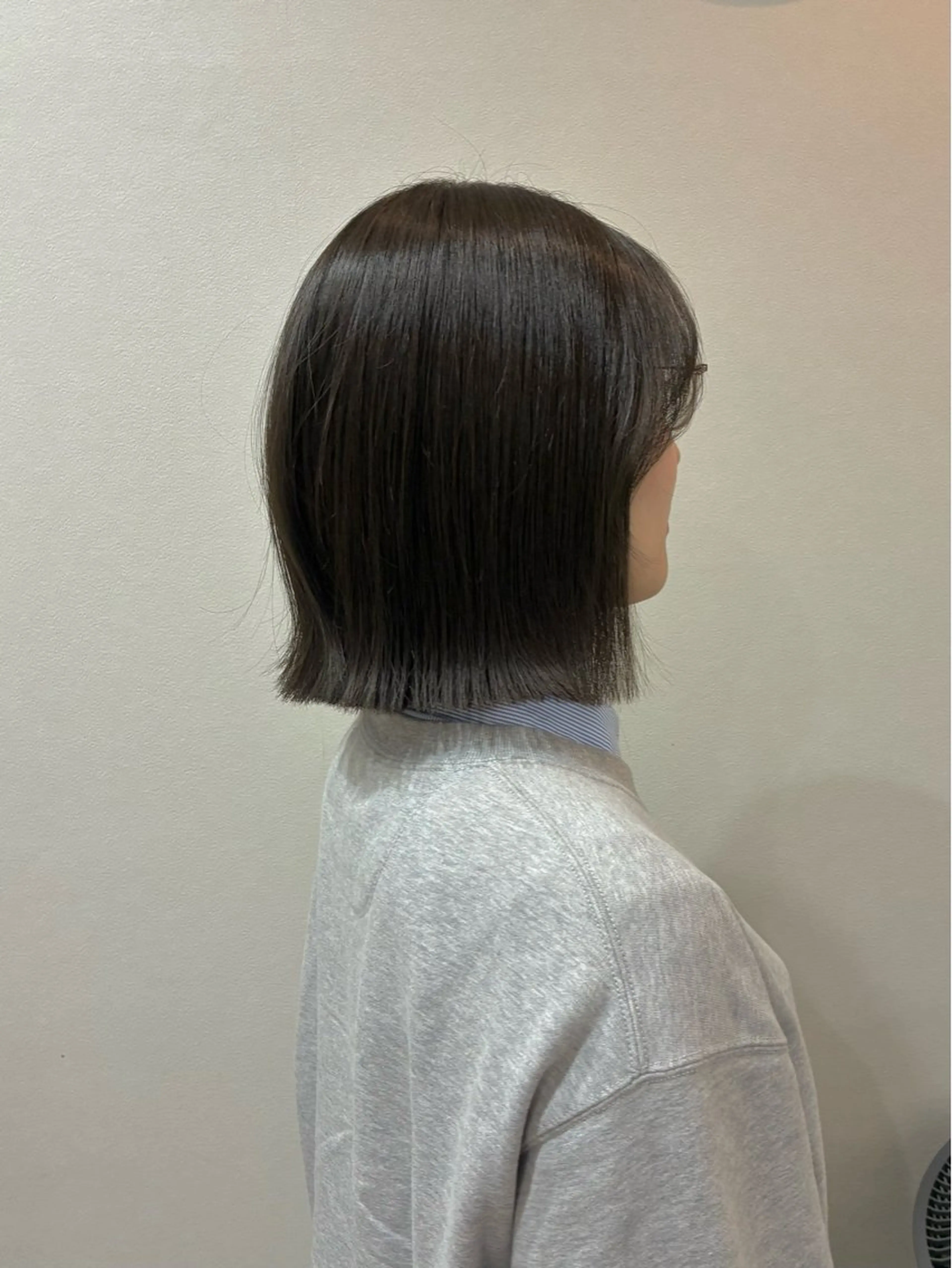 ミディアム ヘアカラー トリートメント 柴田真衣 /透明感/ナチュラルのヘアスタイル