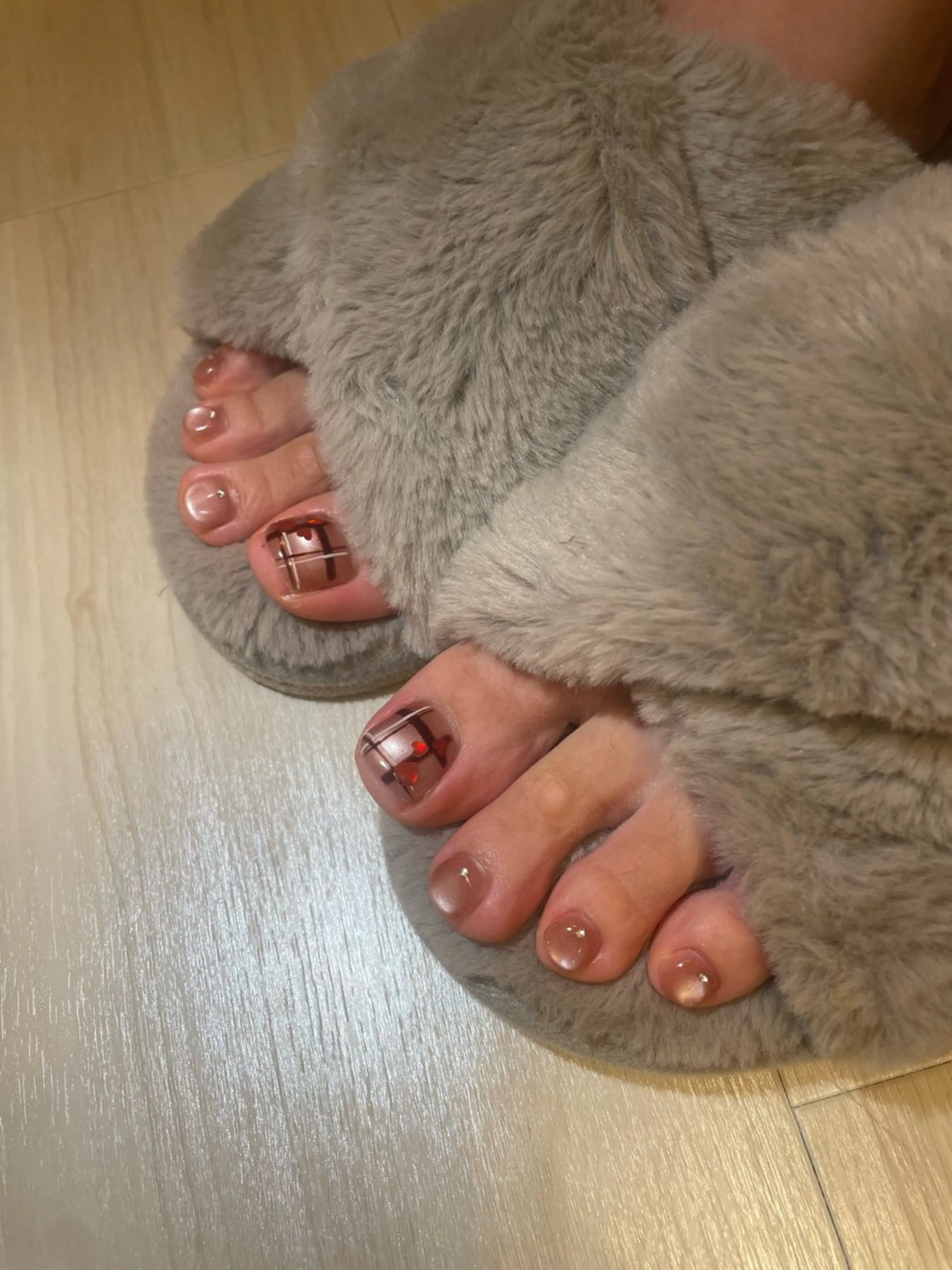 【foot👣】シンプル画像持ち込みネイル(90分)の写真