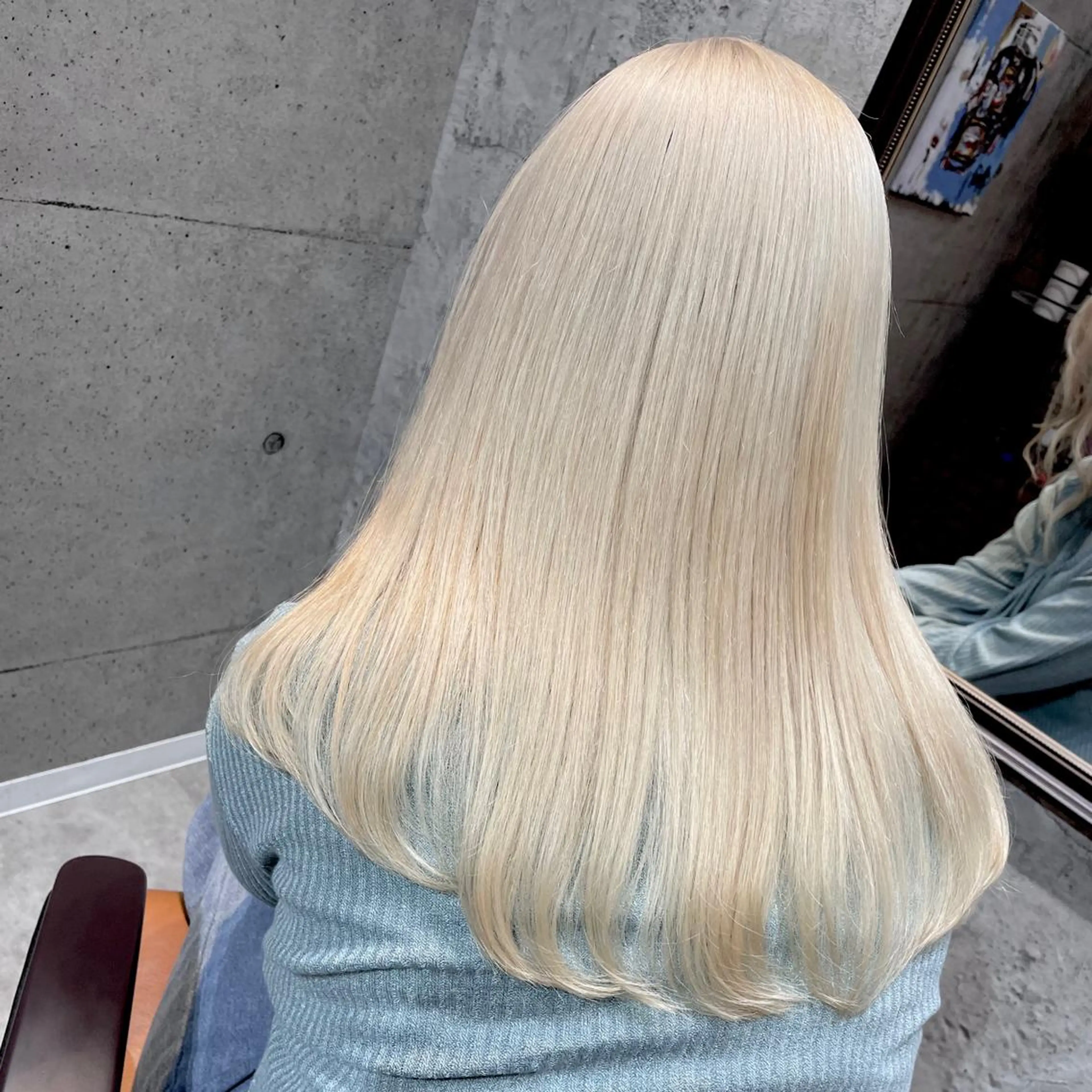 ロング カット ヘアカラー トリートメント N° jillva ♦️川端裕司♦️のヘアスタイル