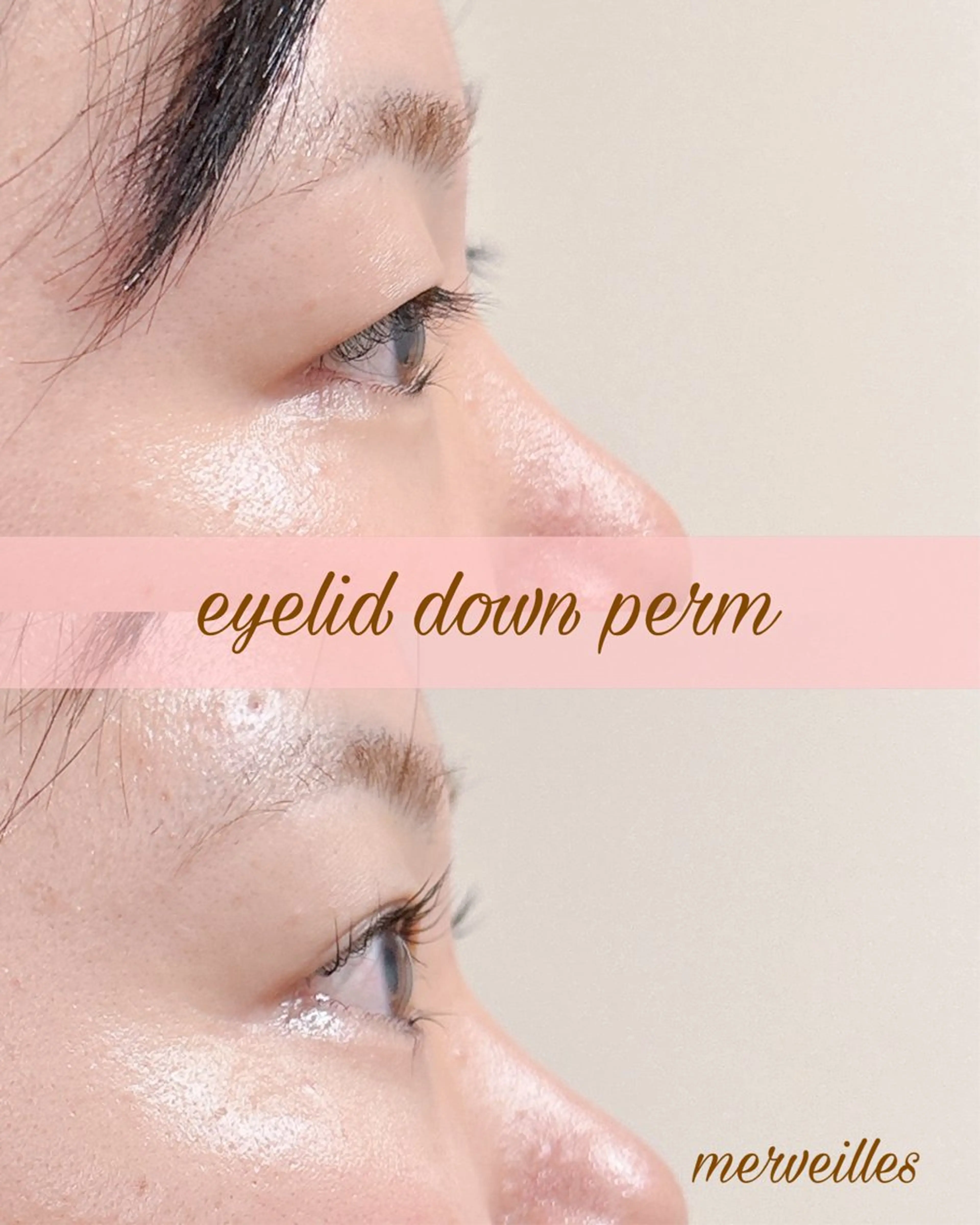 マツエク・マツパ 一重×まつ毛パーマ マツパ merveilles所属・まつげ/整体/にきび ・アトピー専門サロンのマツエク・マツパデザイン