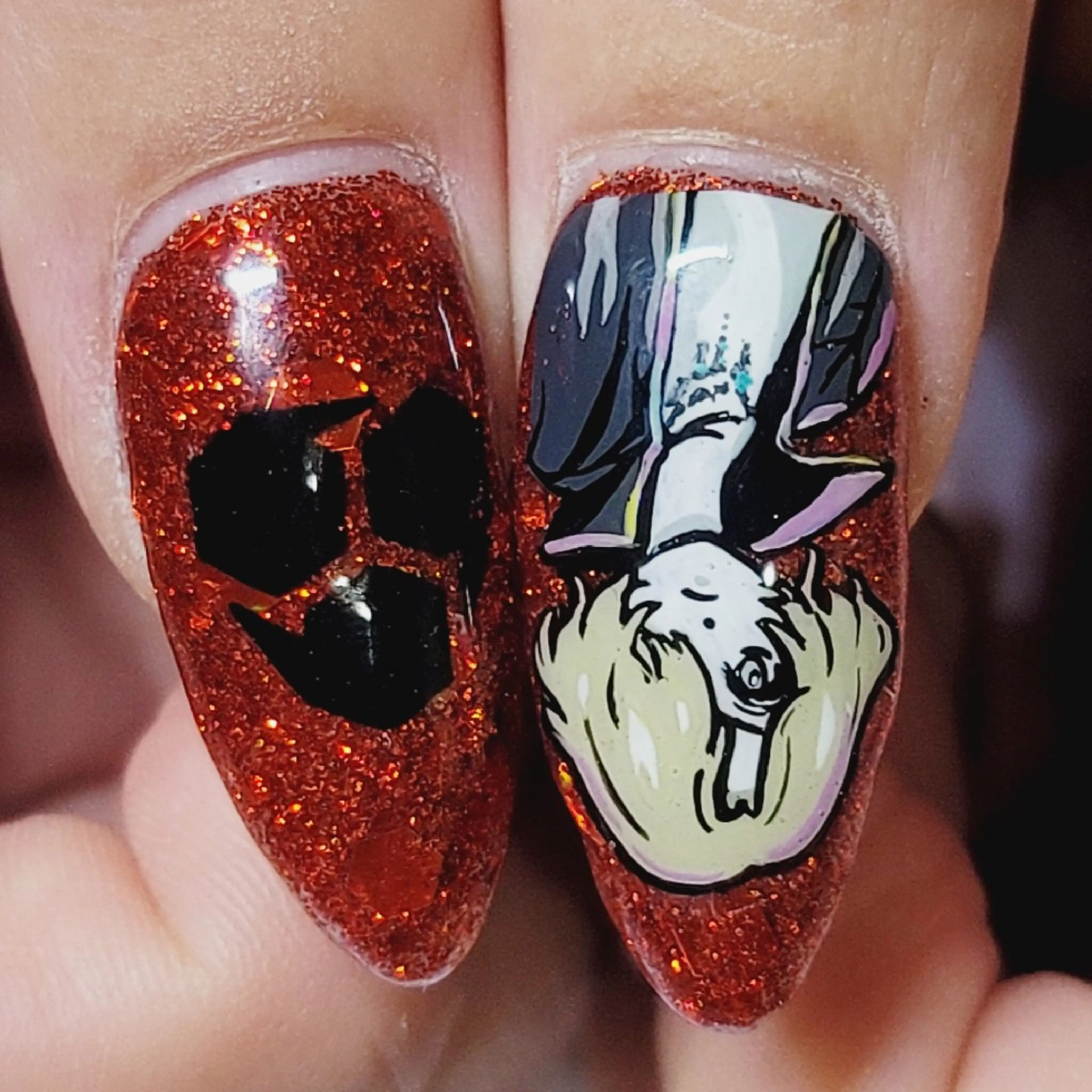 ネイル アートネイル ホログラムネイル ラメ(グリッター) ハンドネイル よしだ ひろきのネイルデザイン