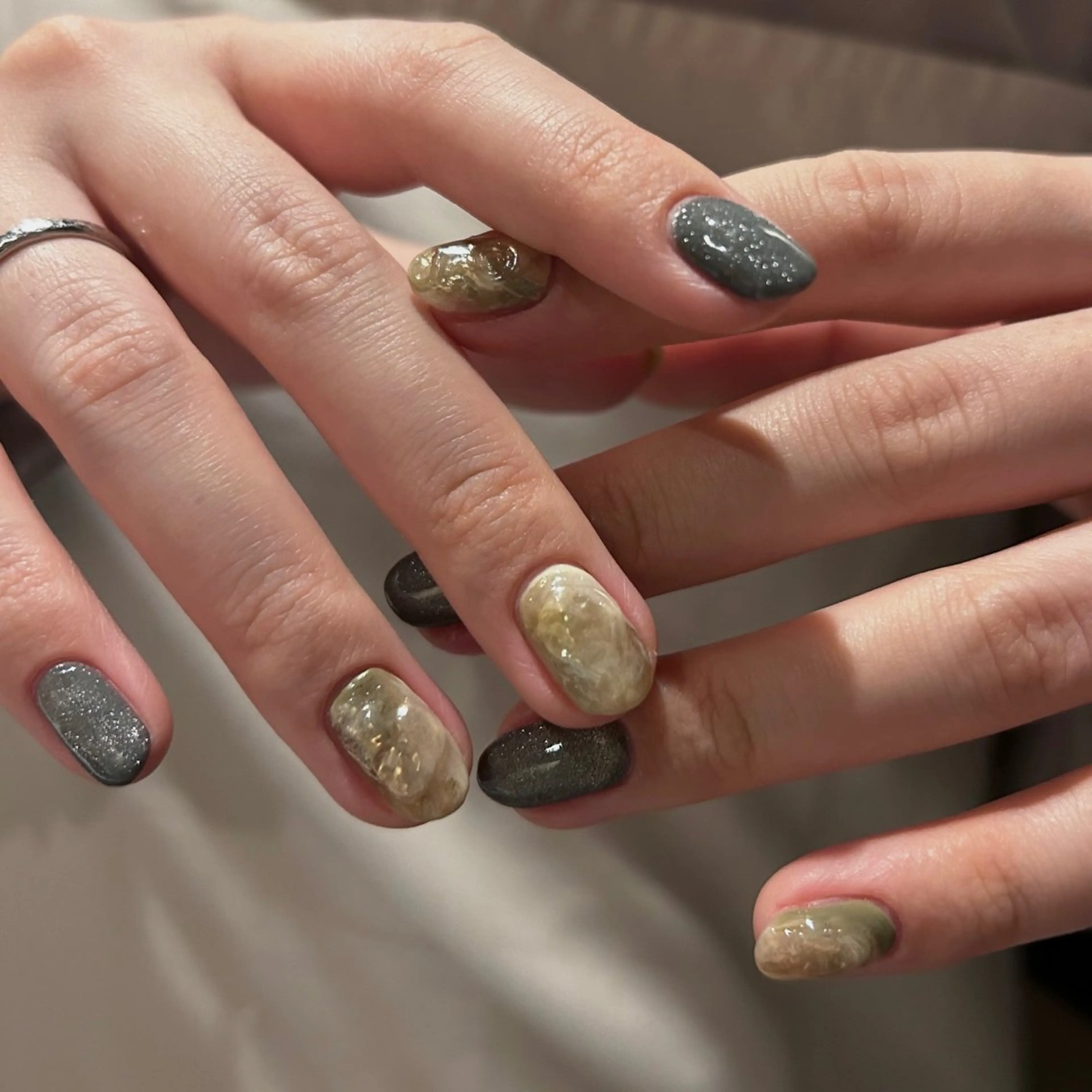 ネイル ニュアンスネイル tenoteno nailのネイルデザイン