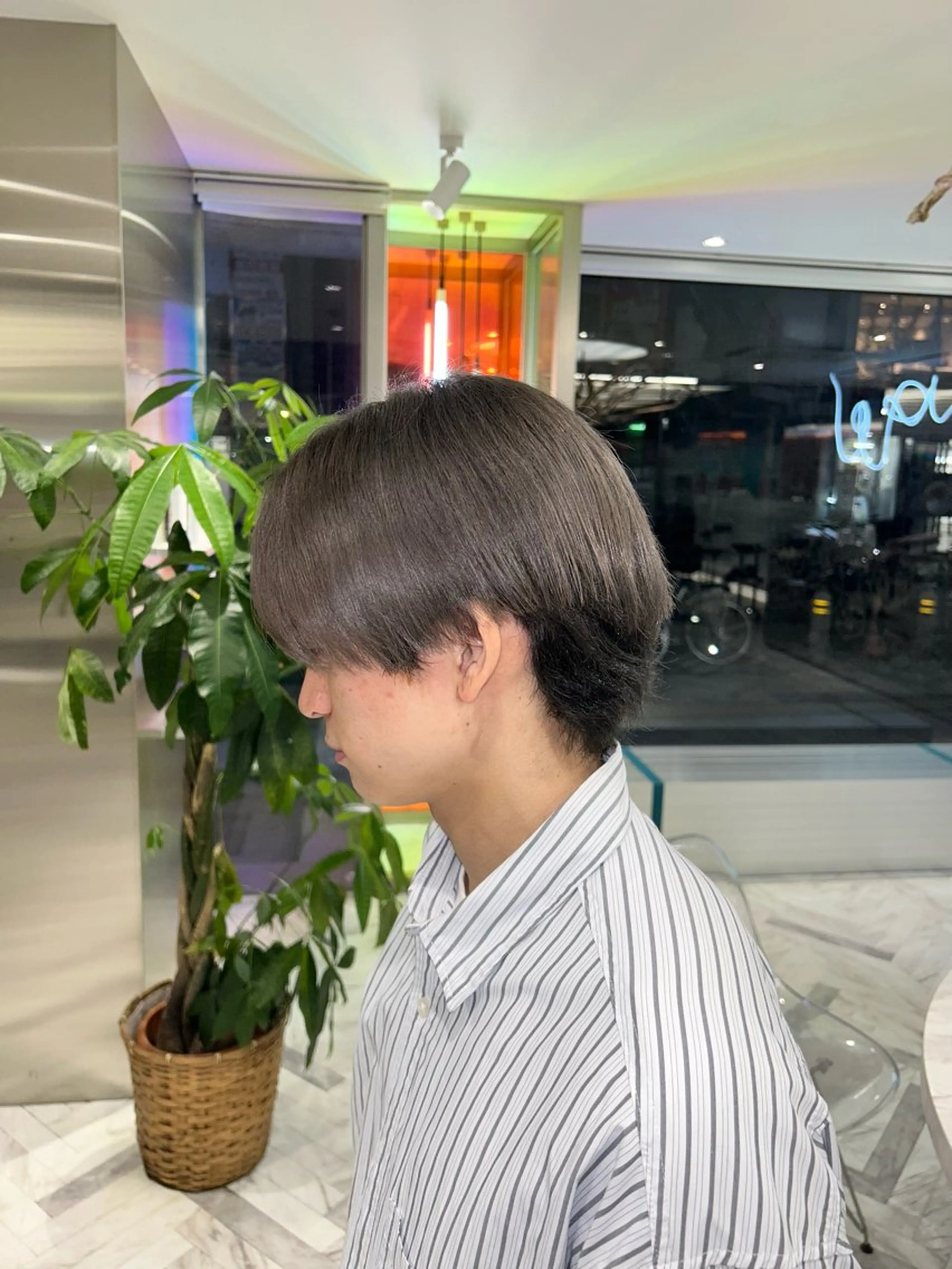 ショート カラー メンズ/ボブ/パーマ /くるみのマツエク・マツパデザイン