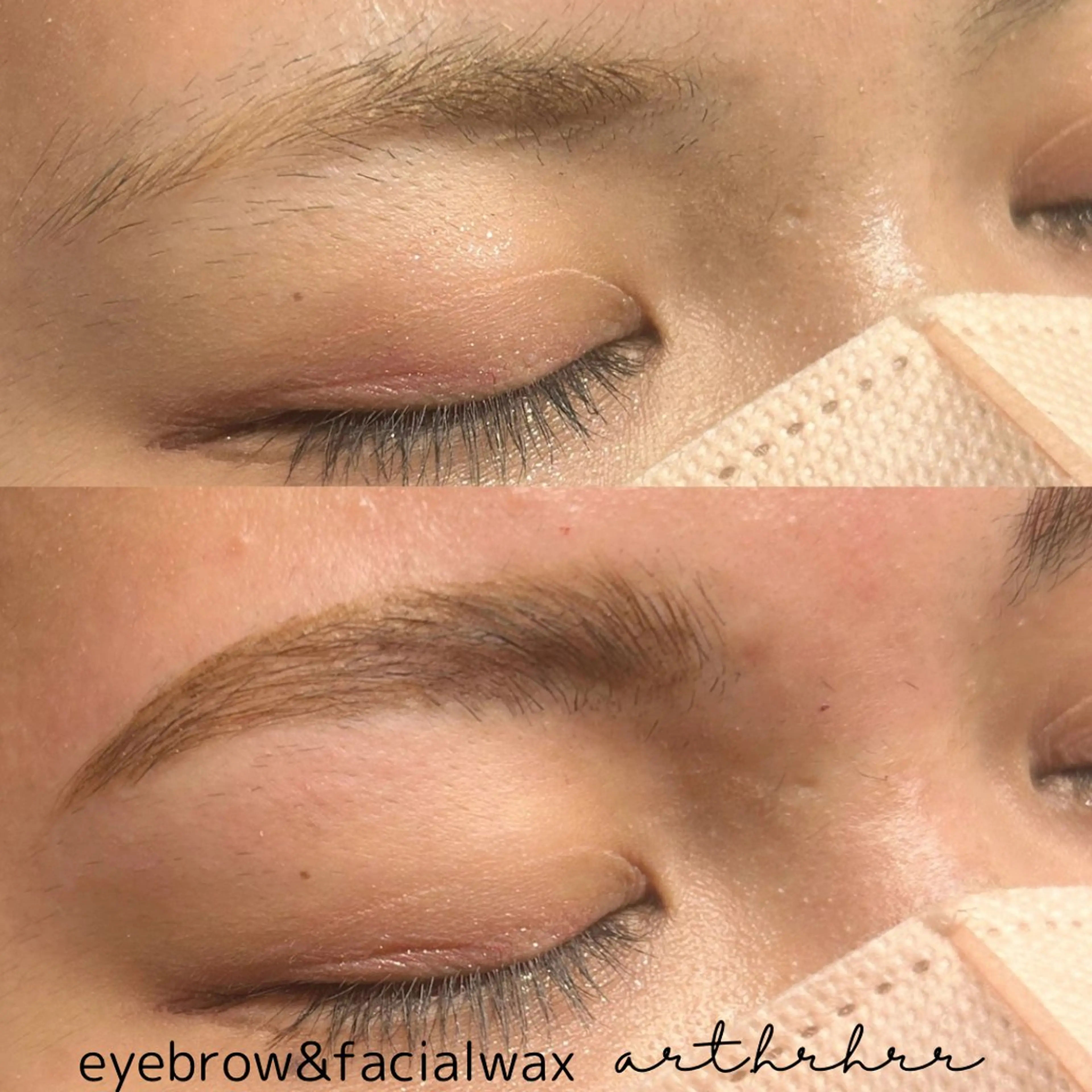 メンズ アイブロウ メンズパーマ ハリウッドブロウリフト メンズアイブロウ 眉毛ワックス脱毛 眉毛&フェイス WAX専門ハルヒラリの眉毛・アイブロウイメージ