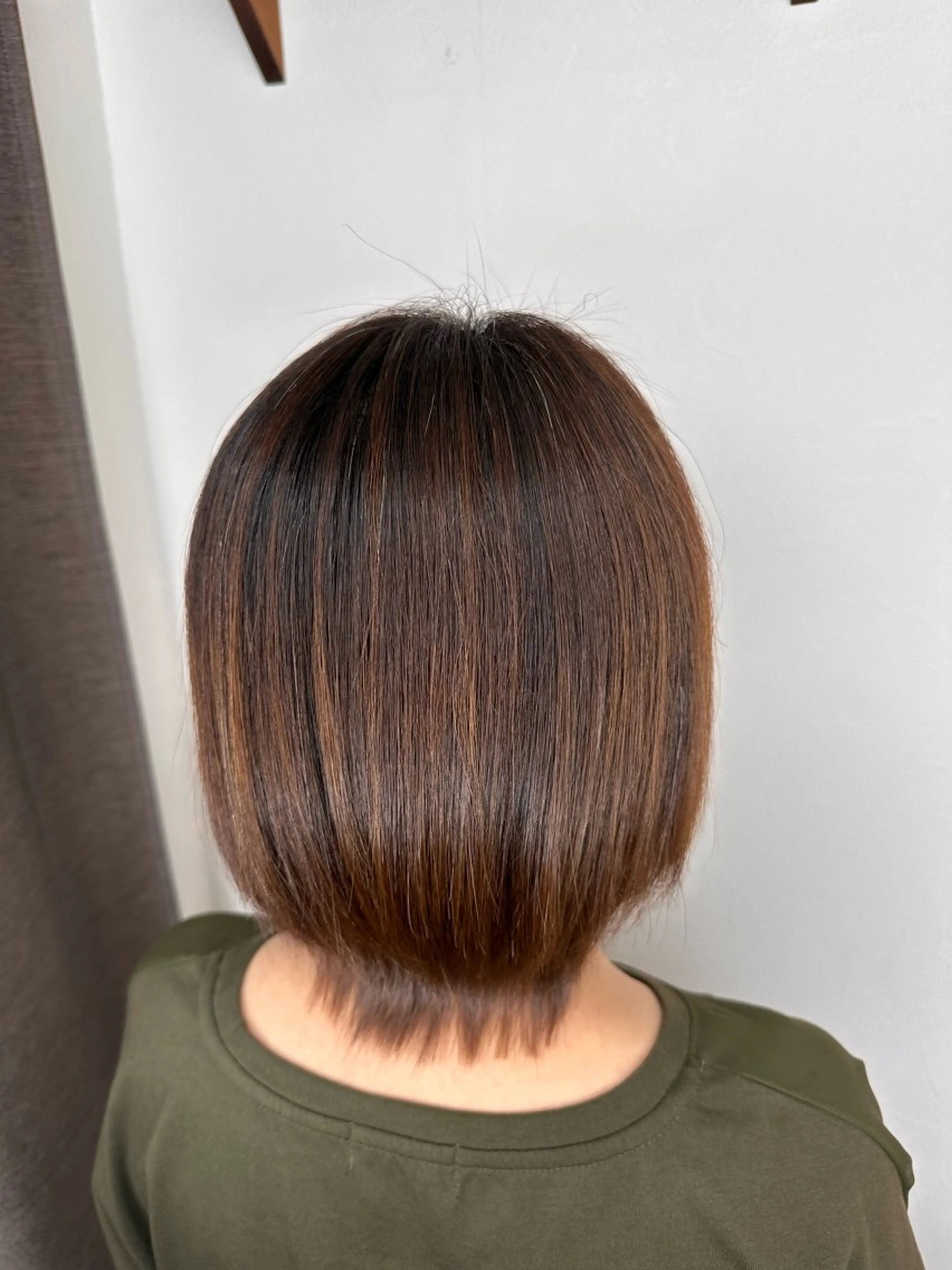 【✨ミニモ予約限定✨】似合わせカット+酸性ストレート+Aujua TR＋超音波TRの写真