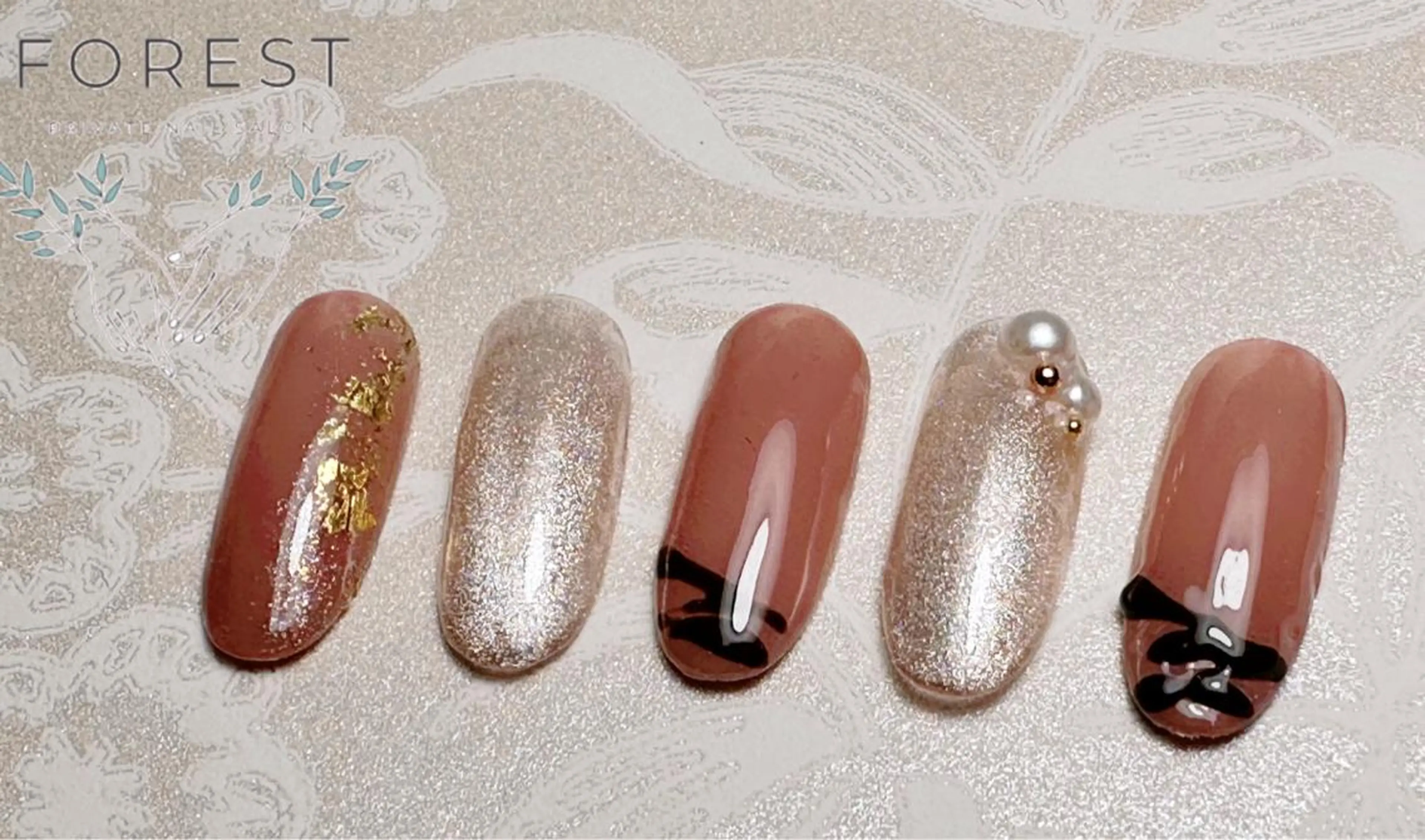 ネイル 白岡市篠津自宅 サロンForestのネイルデザイン