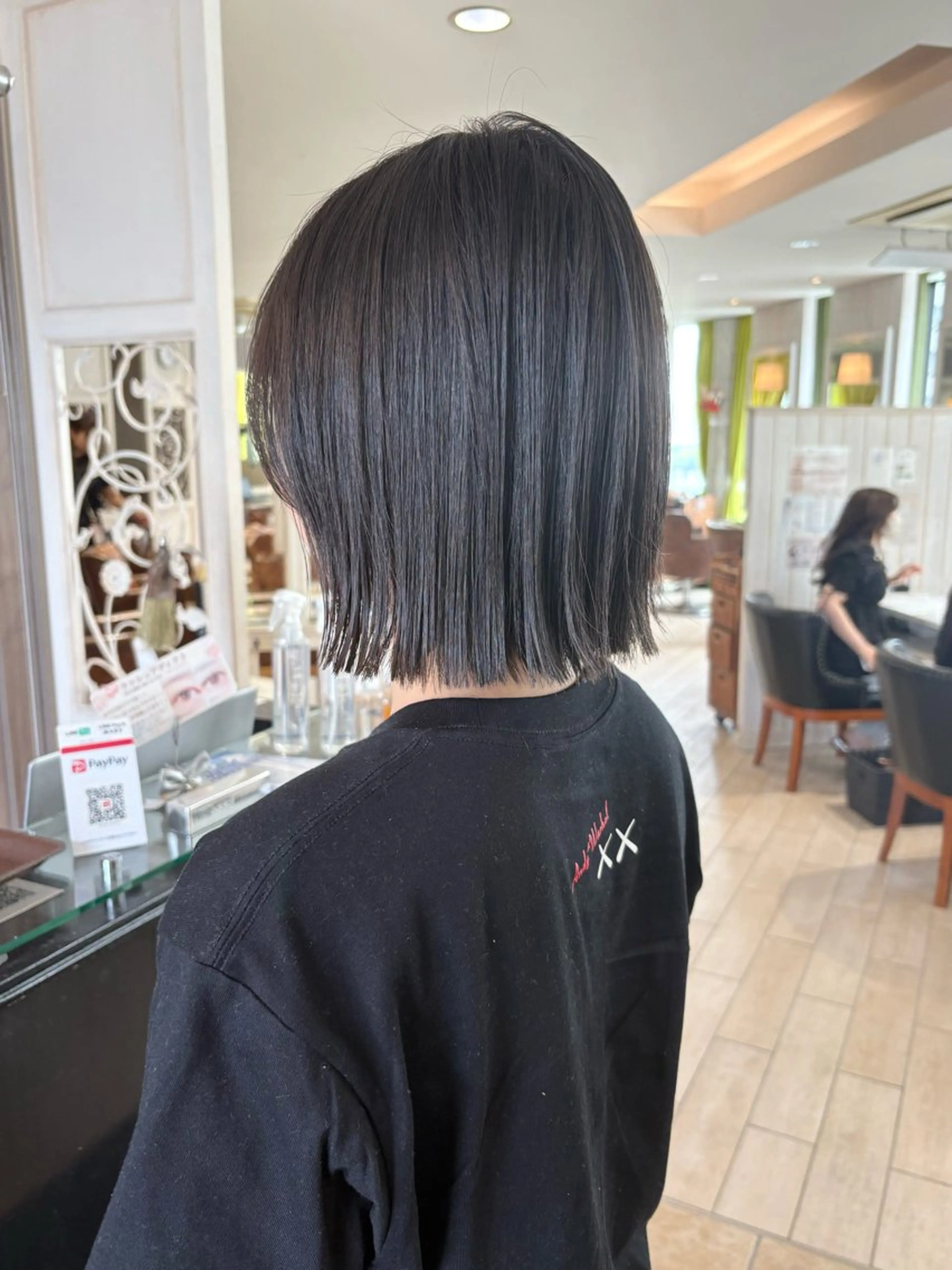 ミディアム ミディアムパーマ カット トリートメント 増渕 駿介のヘアスタイル