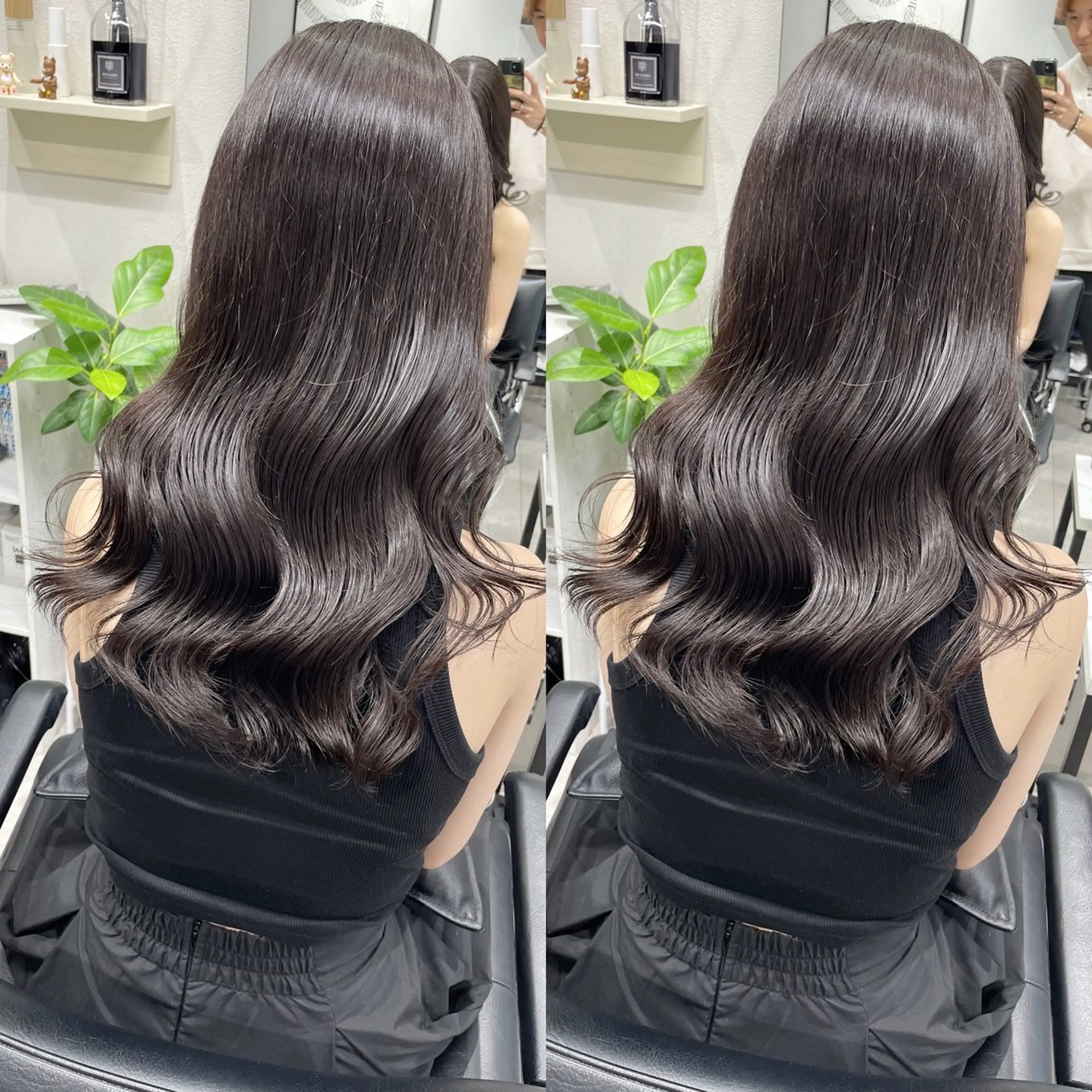 ロング カラー ヘアカラー 髪質改善will hairdesignのヘアスタイル