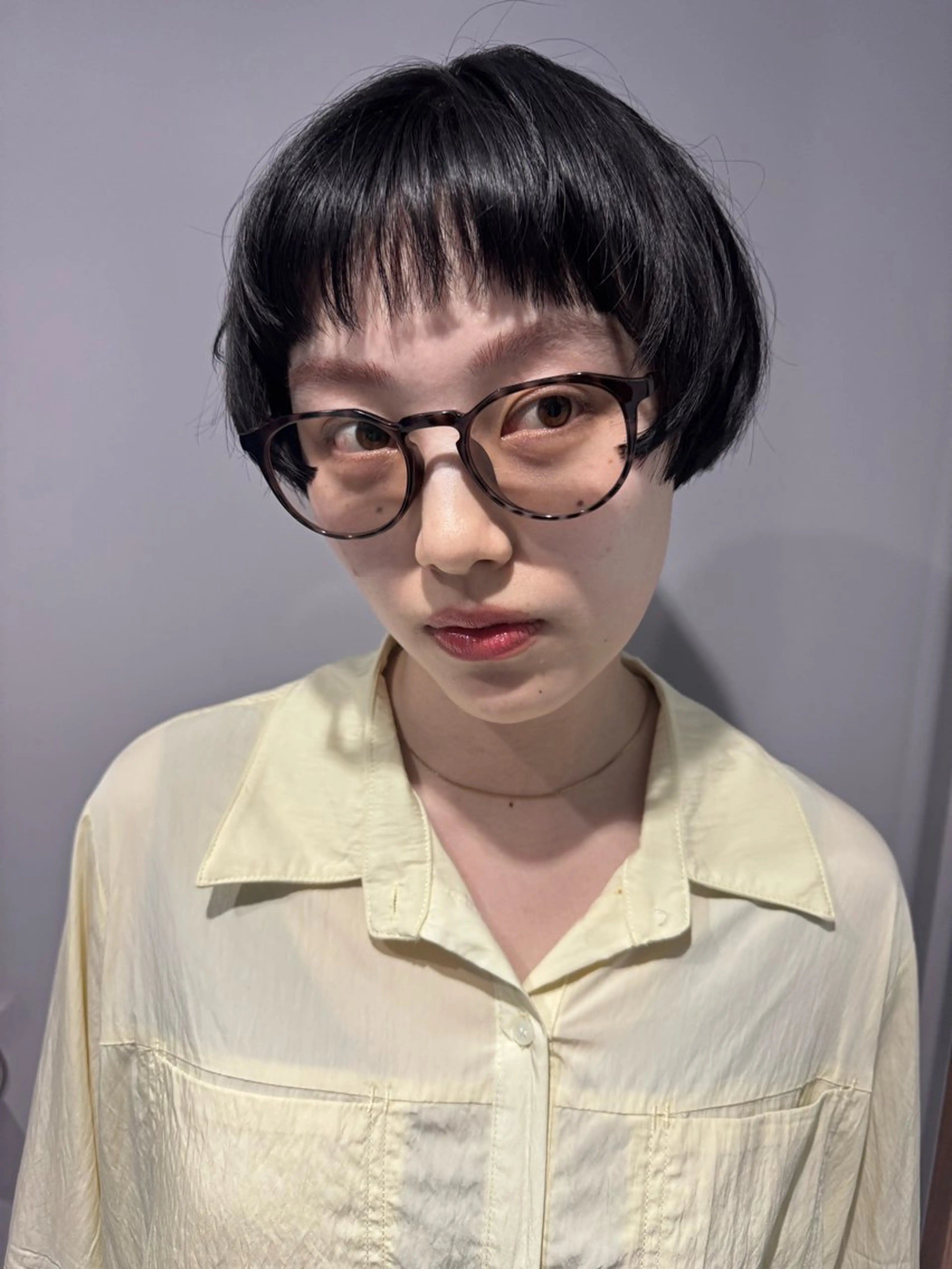 ショート kos所属・西室隆義 二子玉川/艶カラーのヘアスタイル