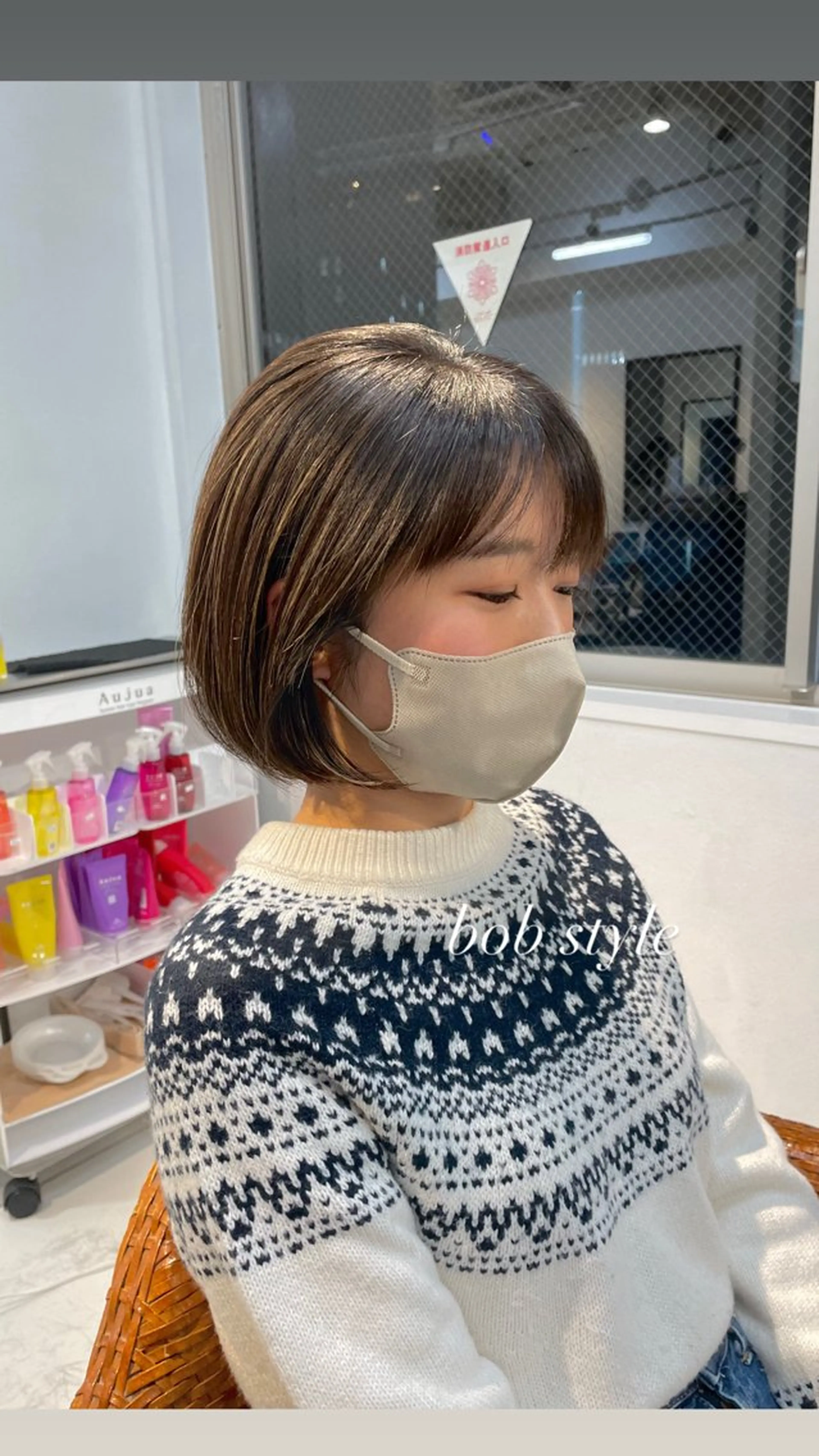 ショート ボブ 似合わせカット ♡レイヤー/ボブ 透明感/うらら♡のヘアスタイル