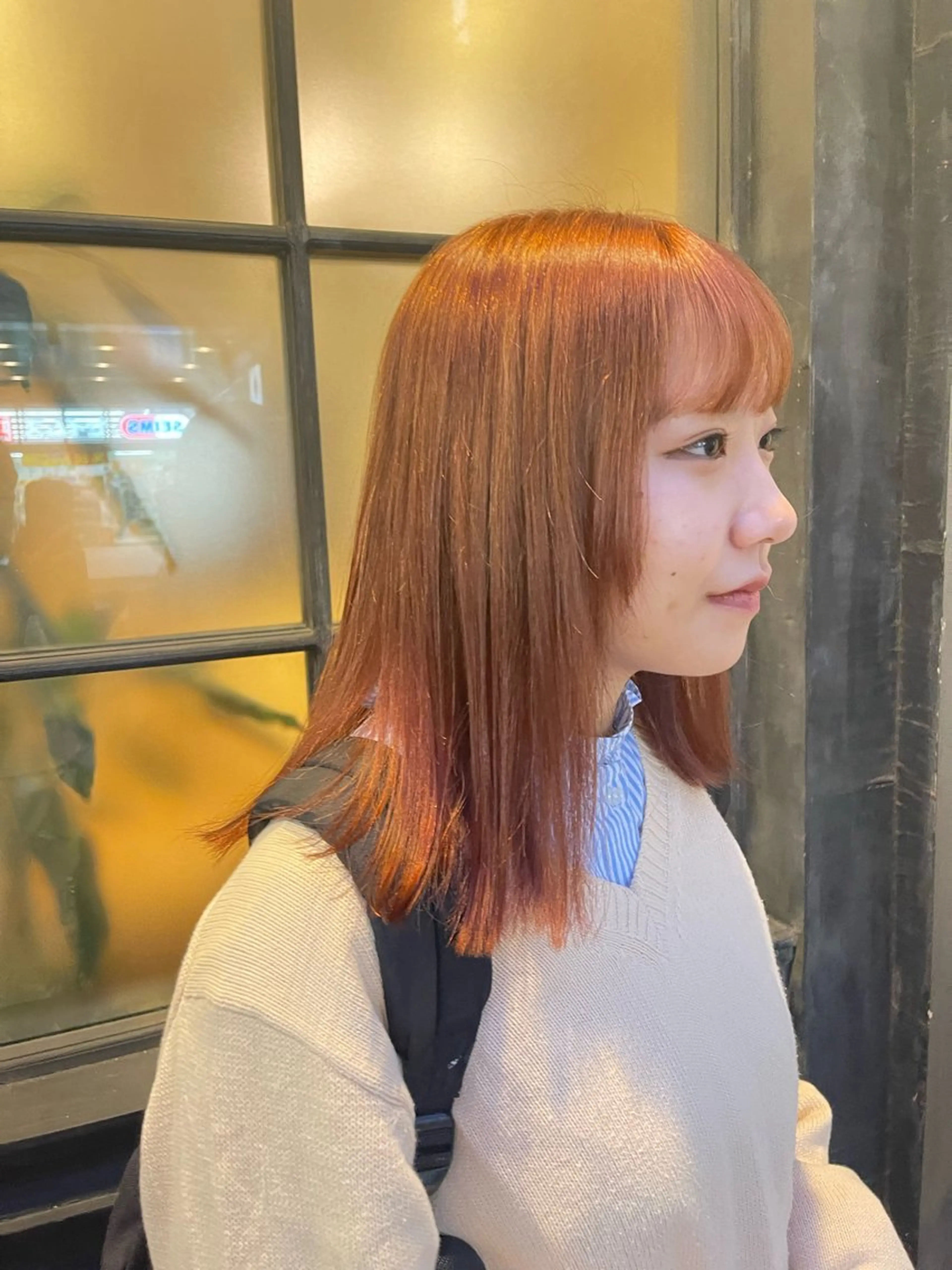 ショート ヘアカラー 韓国式パーマ🔥 ブリーチ🔥TOMOのヘアスタイル