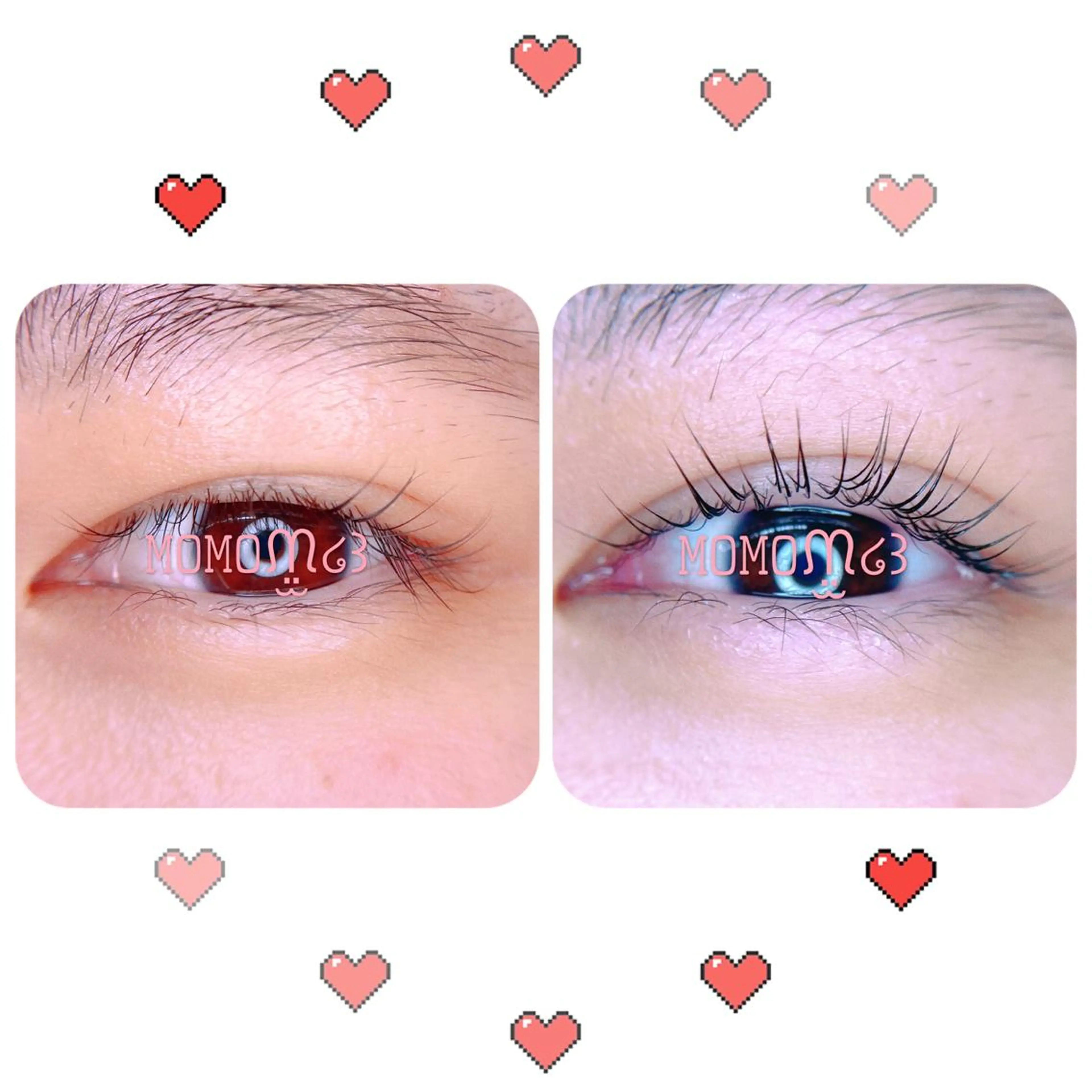 マツエク・マツパ フラットラッシュ ナチュラル パリジェンヌラッシュリフト 下まつげエクステ 一重×まつ毛パーマ モテデザインのプロ モモ🍑のマツエク・マツパデザイン