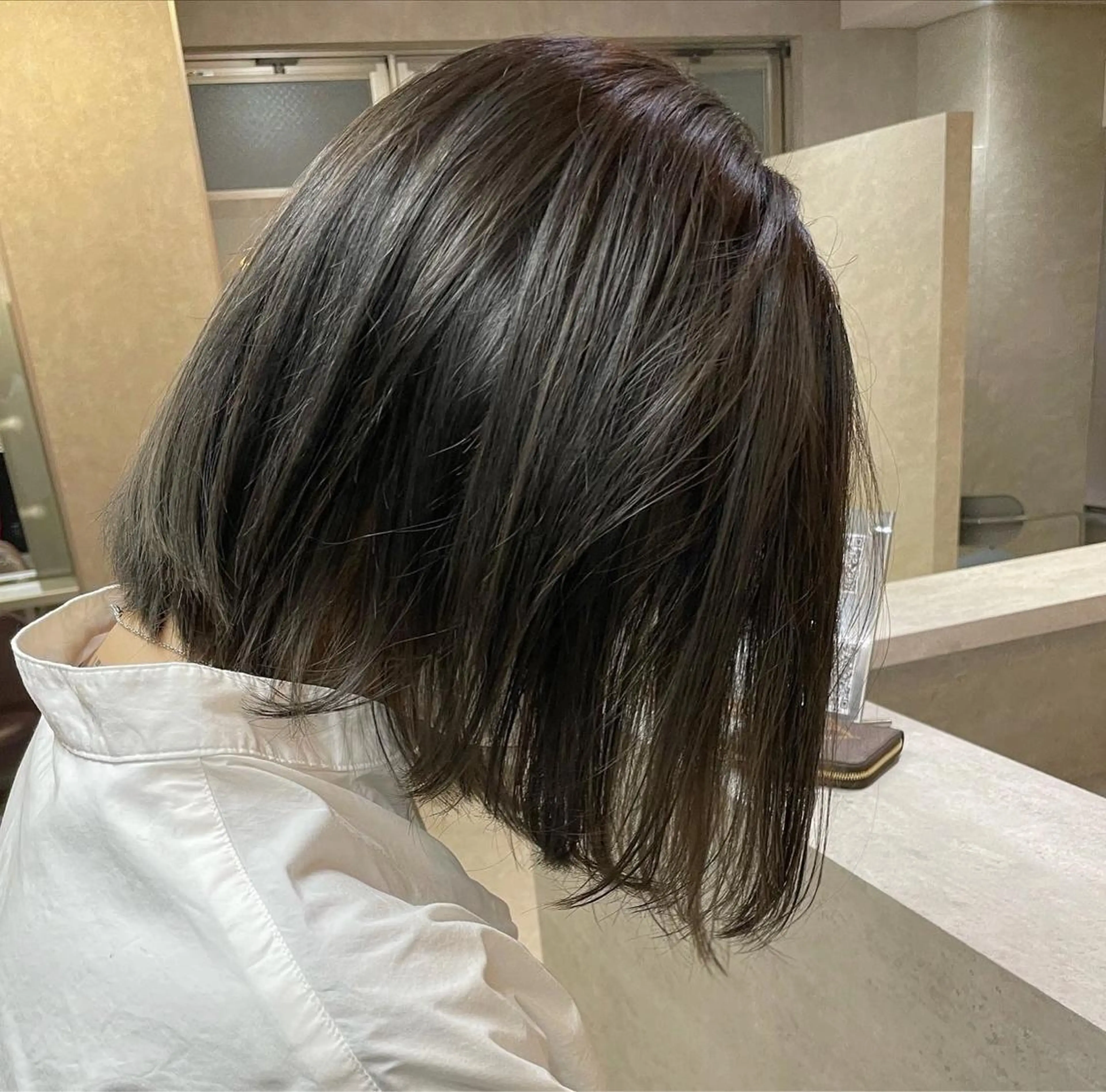 ショート ヘアカラー トリートメント AUBE HAIR tenjin【オーブヘアーテンジン】所属・nene .のヘアスタイル