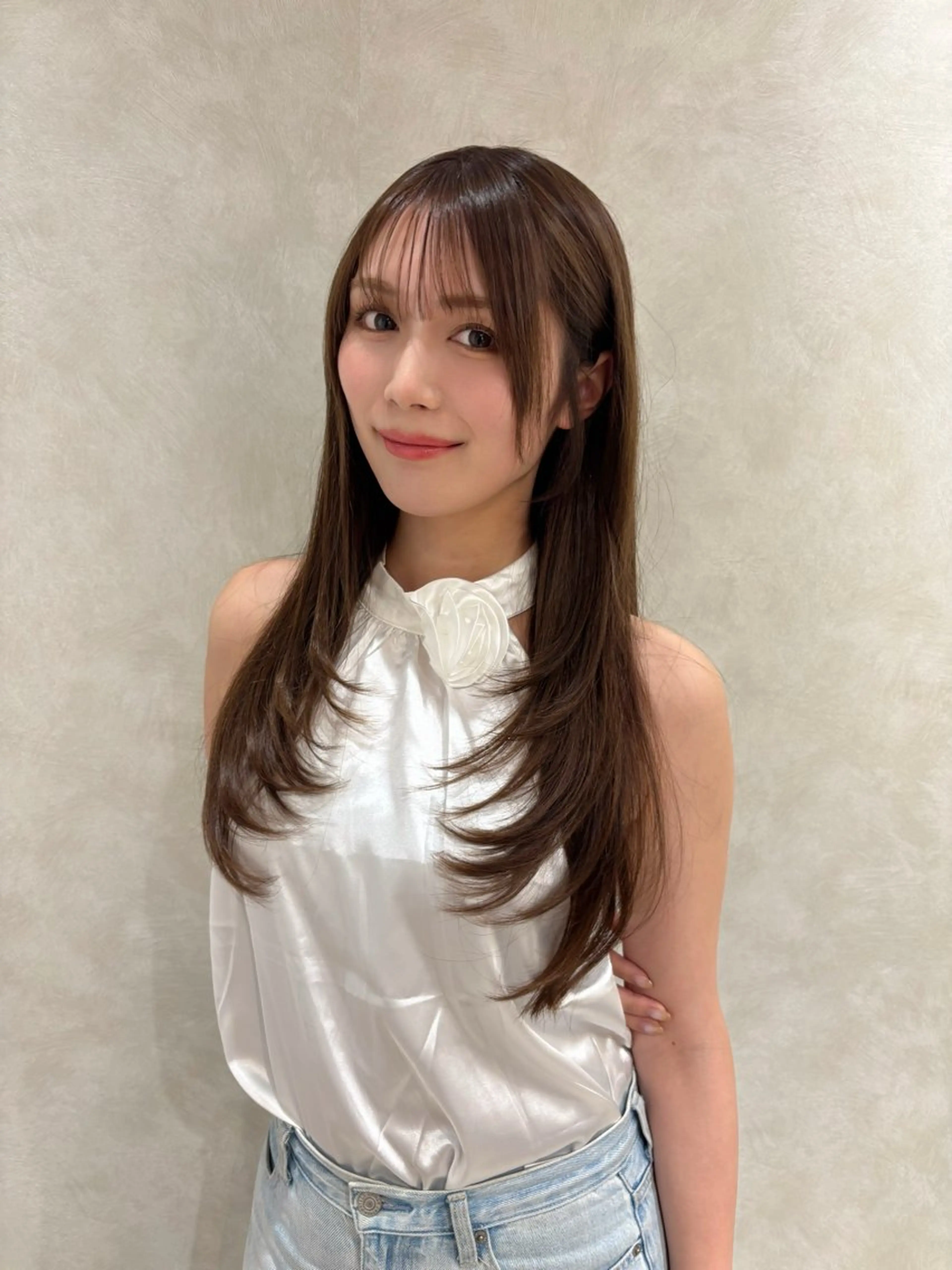 ロング レイヤーカット カット ヘアカラー トリートメント JIL BLAN千葉所属・JIL BLAN千葉 代表　Toshikiのヘアスタイル