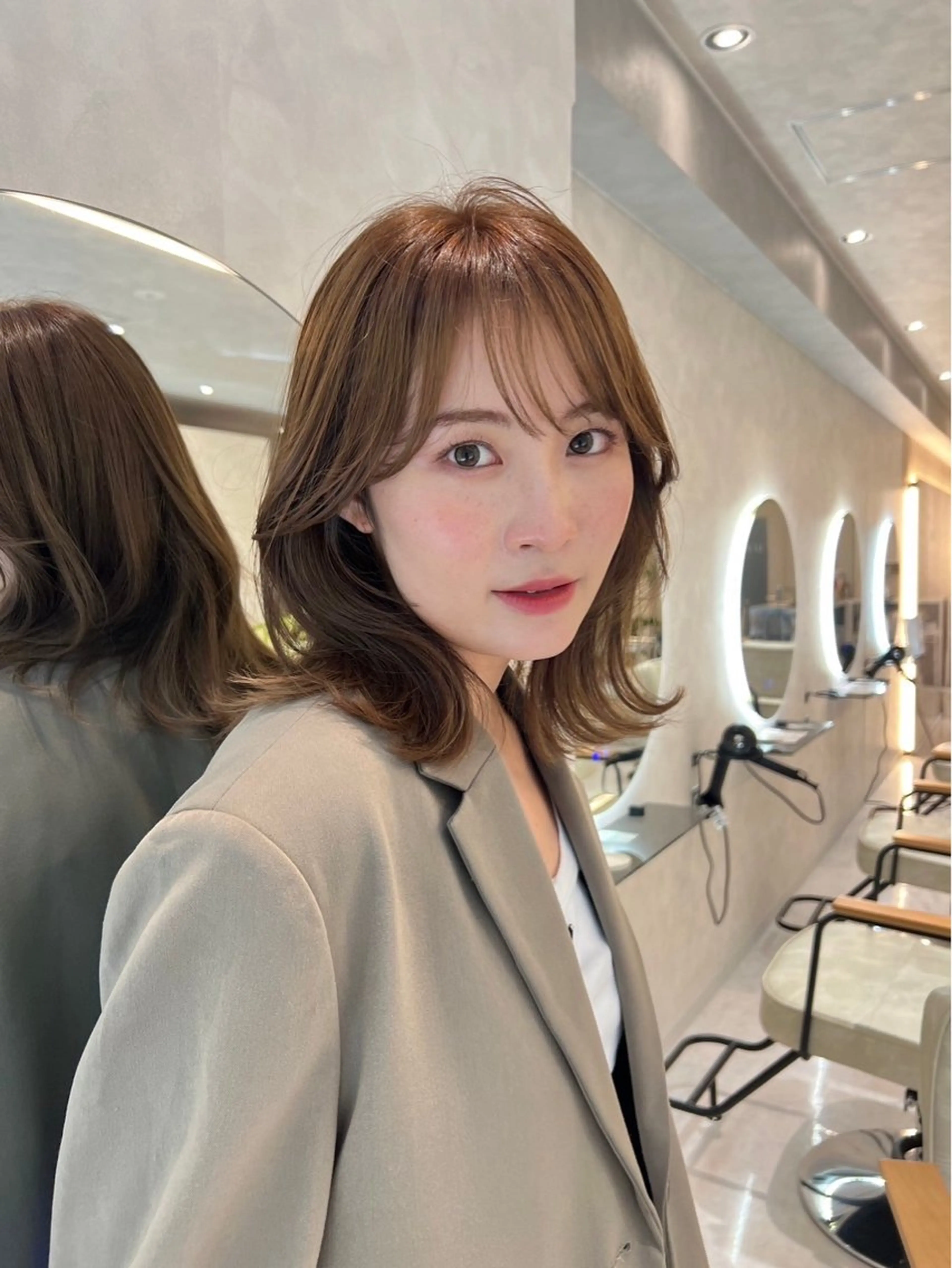 カラー カット ヘアカラー トリートメント カラーモデル/梅田/ ⭐️seina⭐️のヘアスタイル