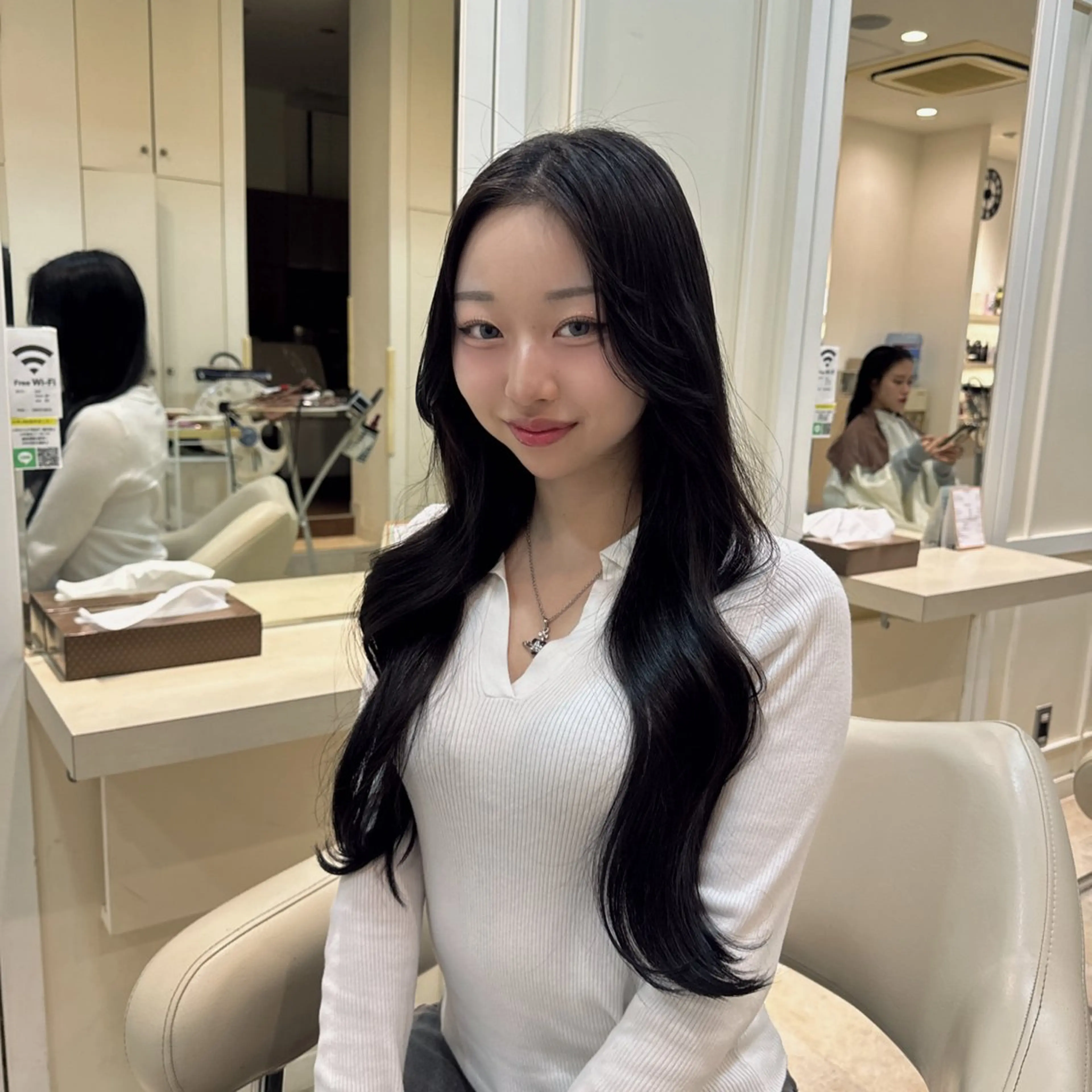 ロング カラー ヘアアレンジ ハイトーン/ブリーチ 栄/Sayakaのヘアスタイル