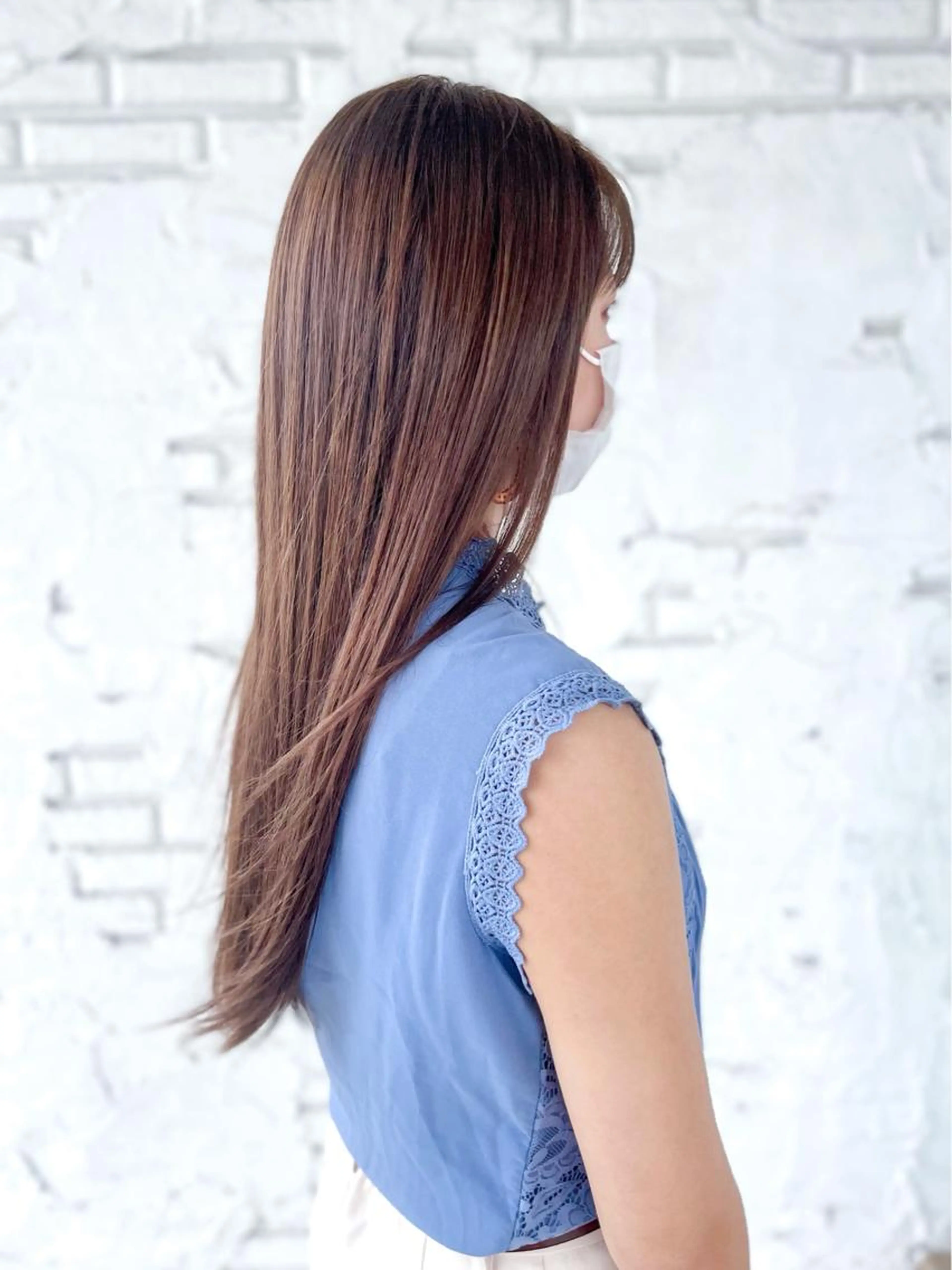 🟠朝の時短に【柔らか縮毛矯正】&【トリートメント3step】&【似合わせカット】の写真