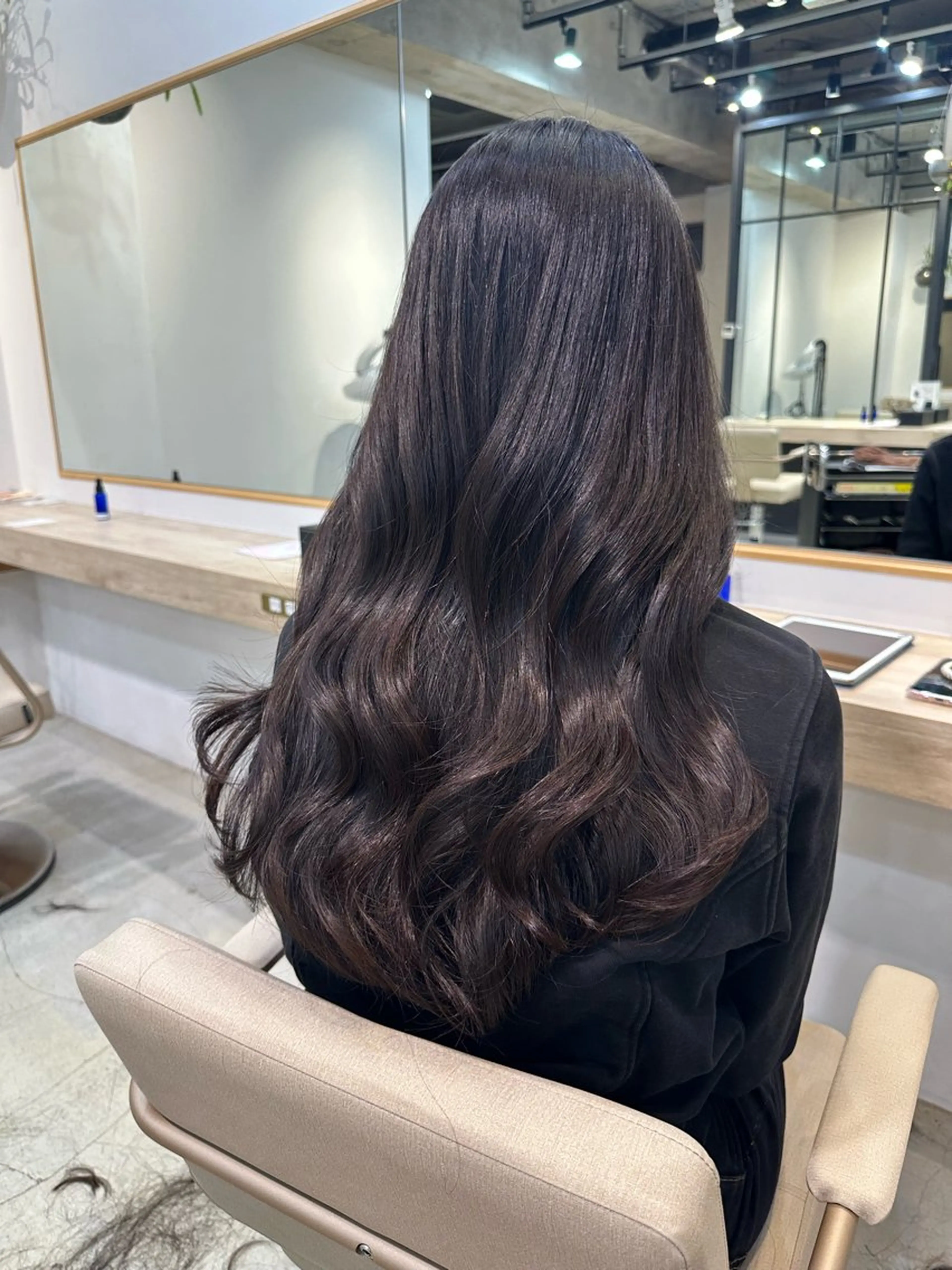 ロング カット トリートメント 𝐑𝐮𝐧𝐚 🩵のヘアスタイル