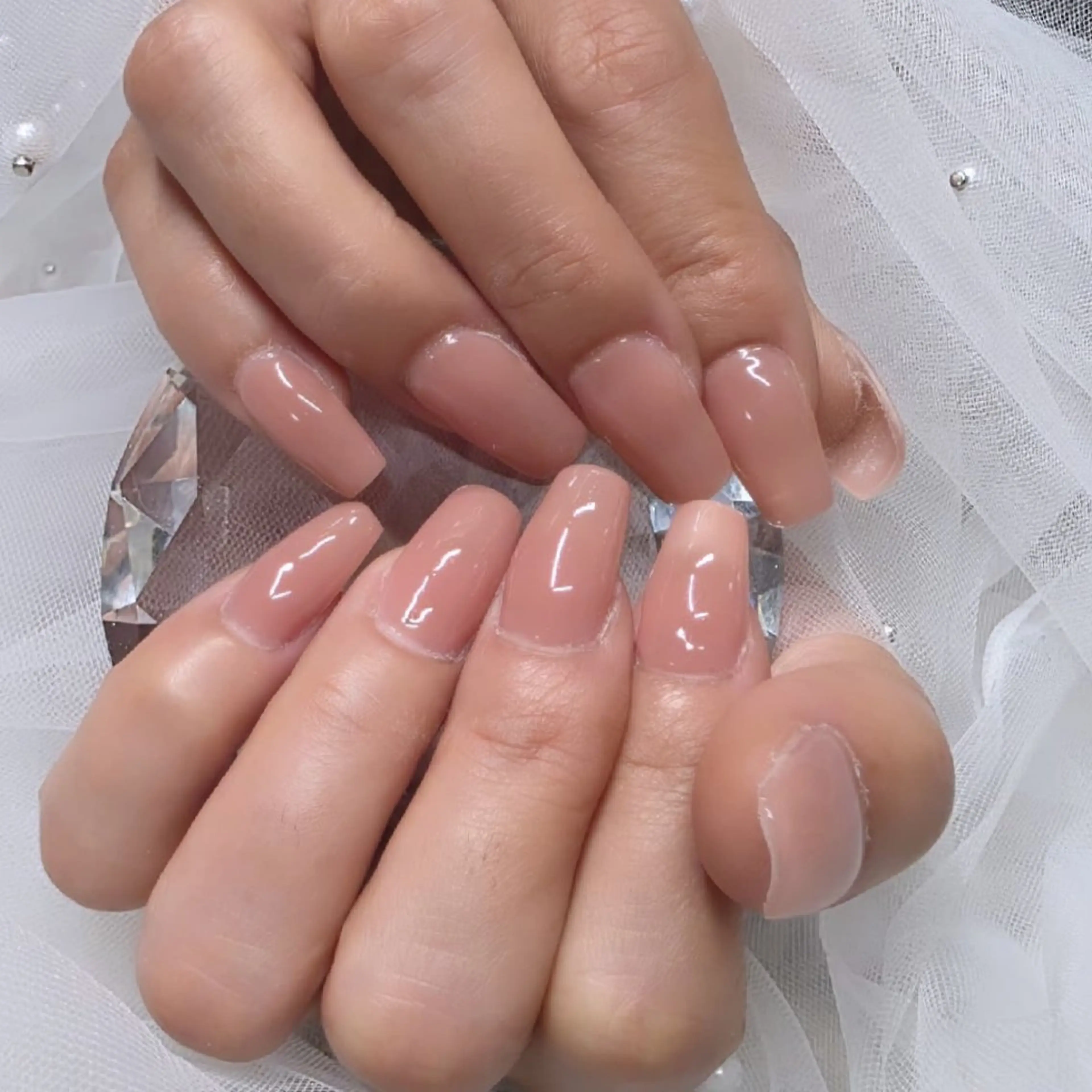 ネイル ワンカラーネイル nailsalon glow sayaのネイルデザイン