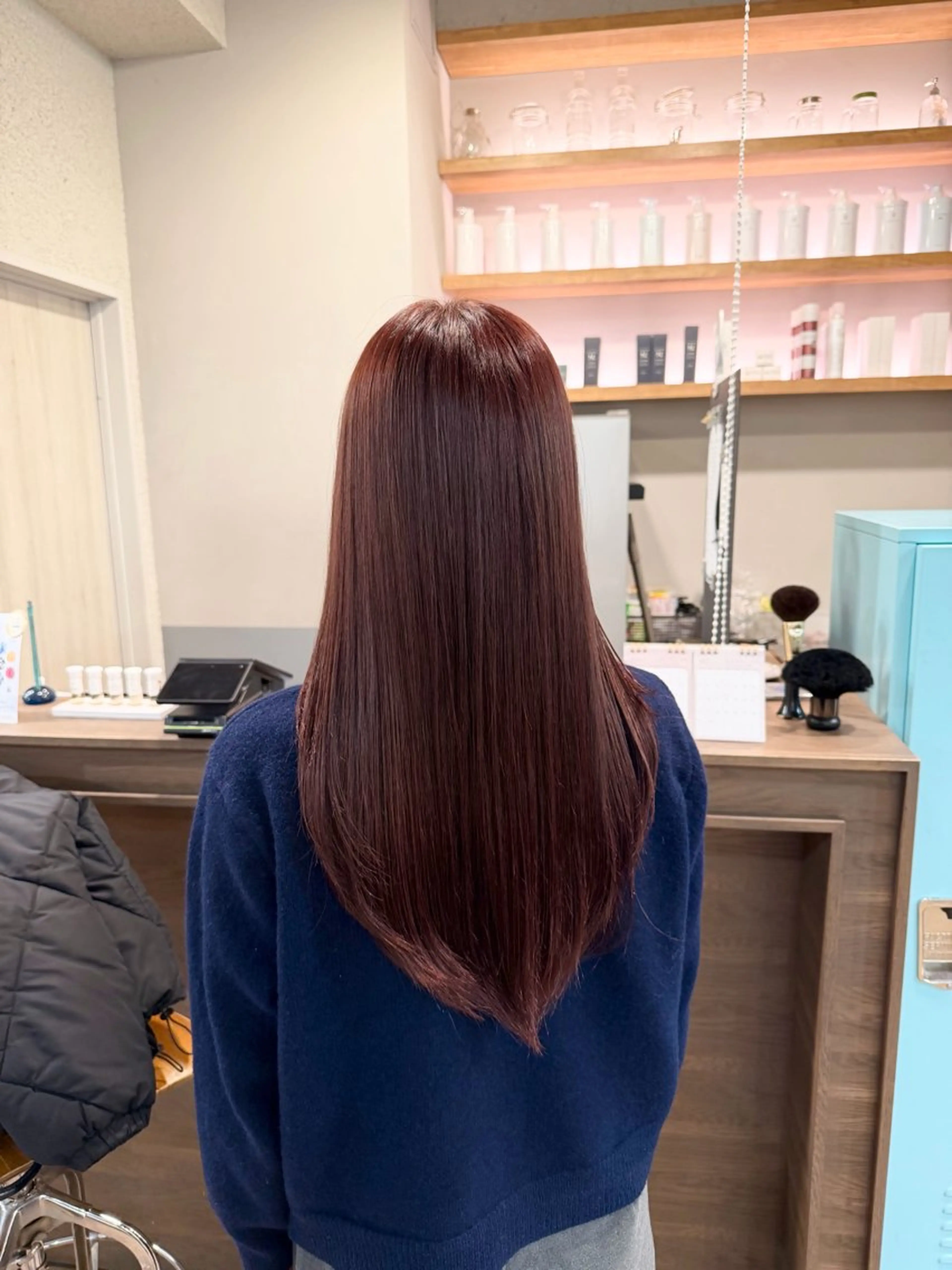ロング カット ヘアカラー きむら なみか🪐のヘアスタイル