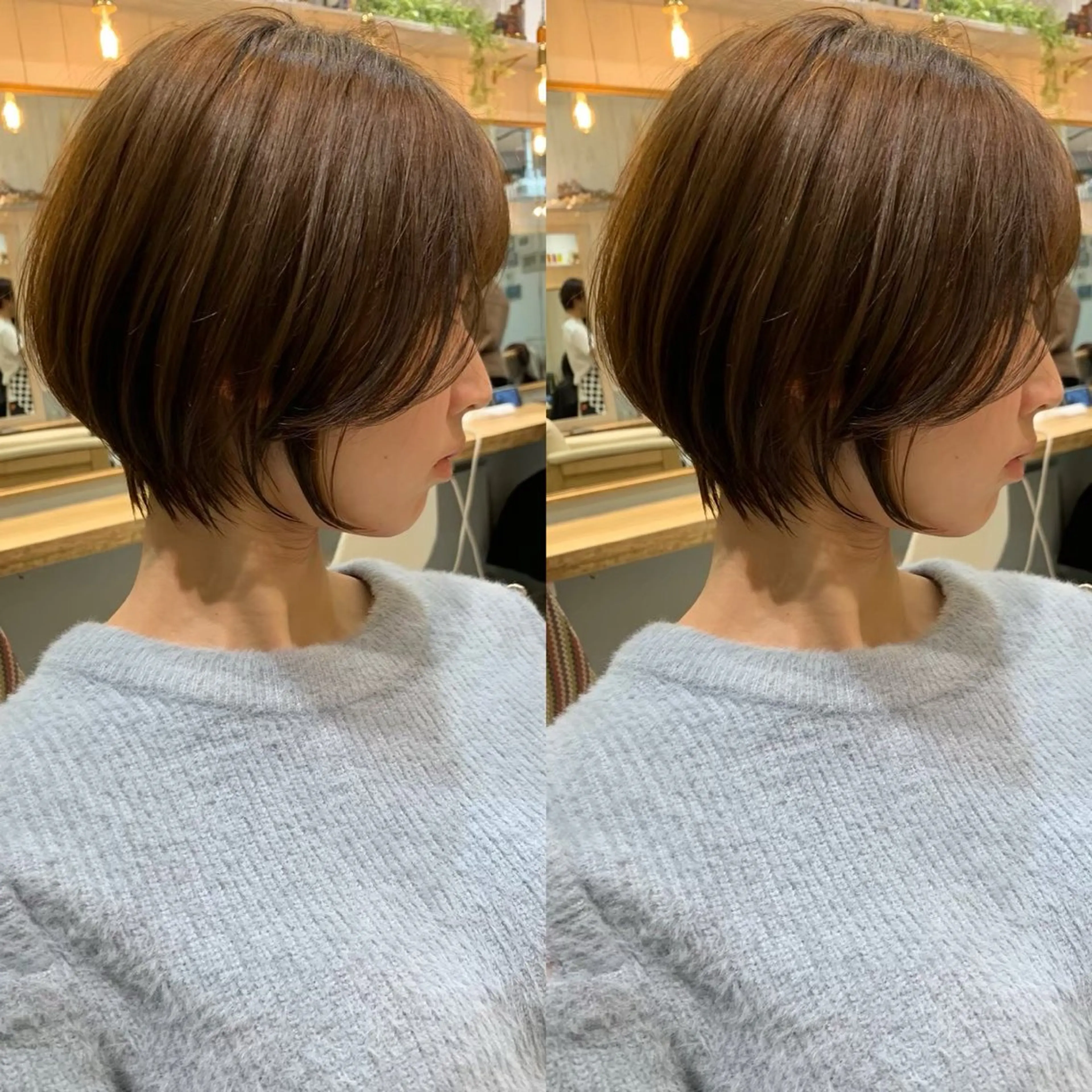 《韓国風くびれショート 🇰🇷💞》顔まわりで小顔見え✨ カット+トリートメント【無料練習モデル】の写真