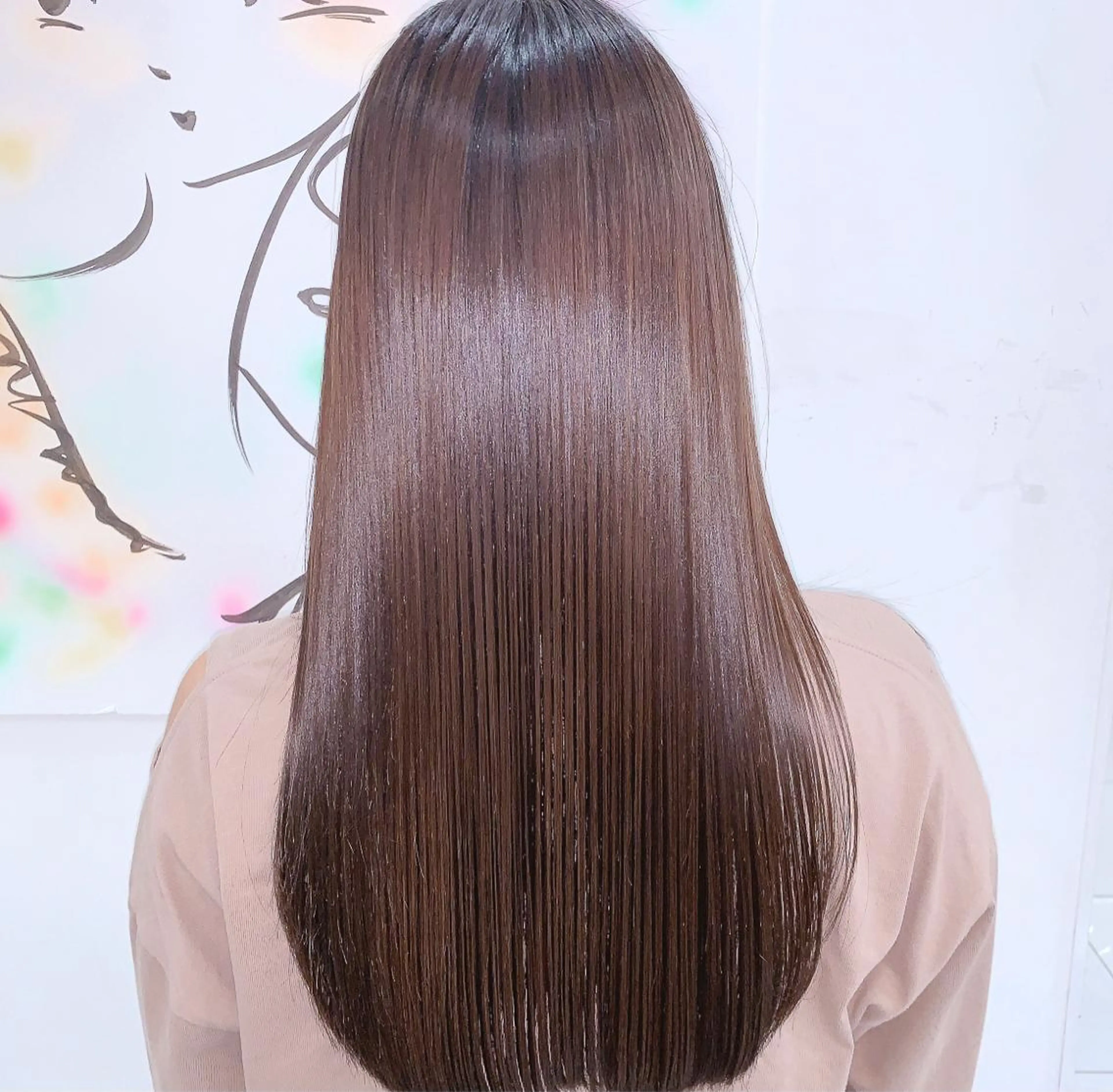 【悩んでる方こちら🙋SNSで絶大な支持】🍭リピ続出💎後悔なしの仕上がりお約束❗️髪質改善プレミアム縮毛矯正+炭酸泉の写真