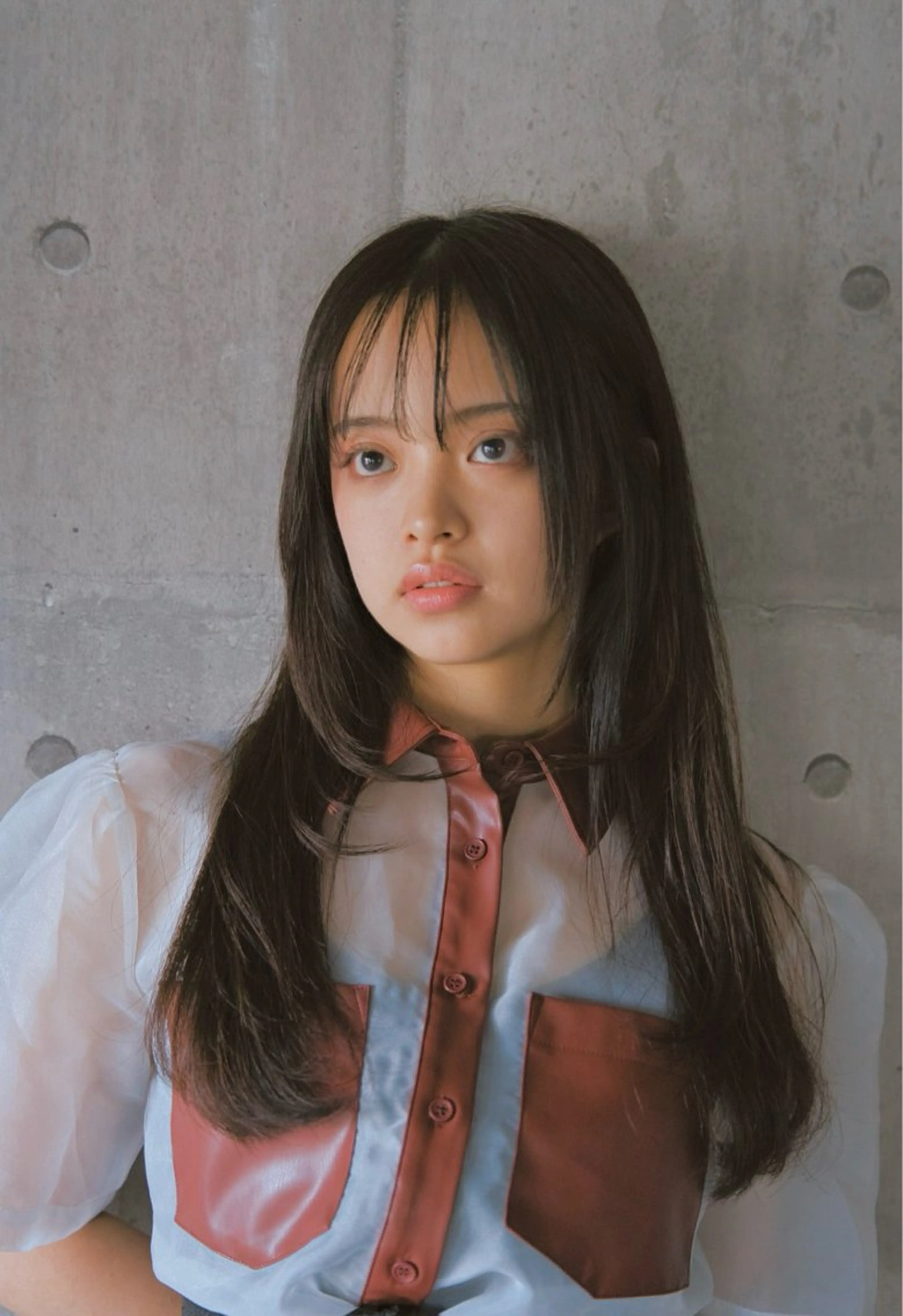 ロング カラー カット レイヤー/韓国ヘア/ 梅田/中崎町のヘアスタイル