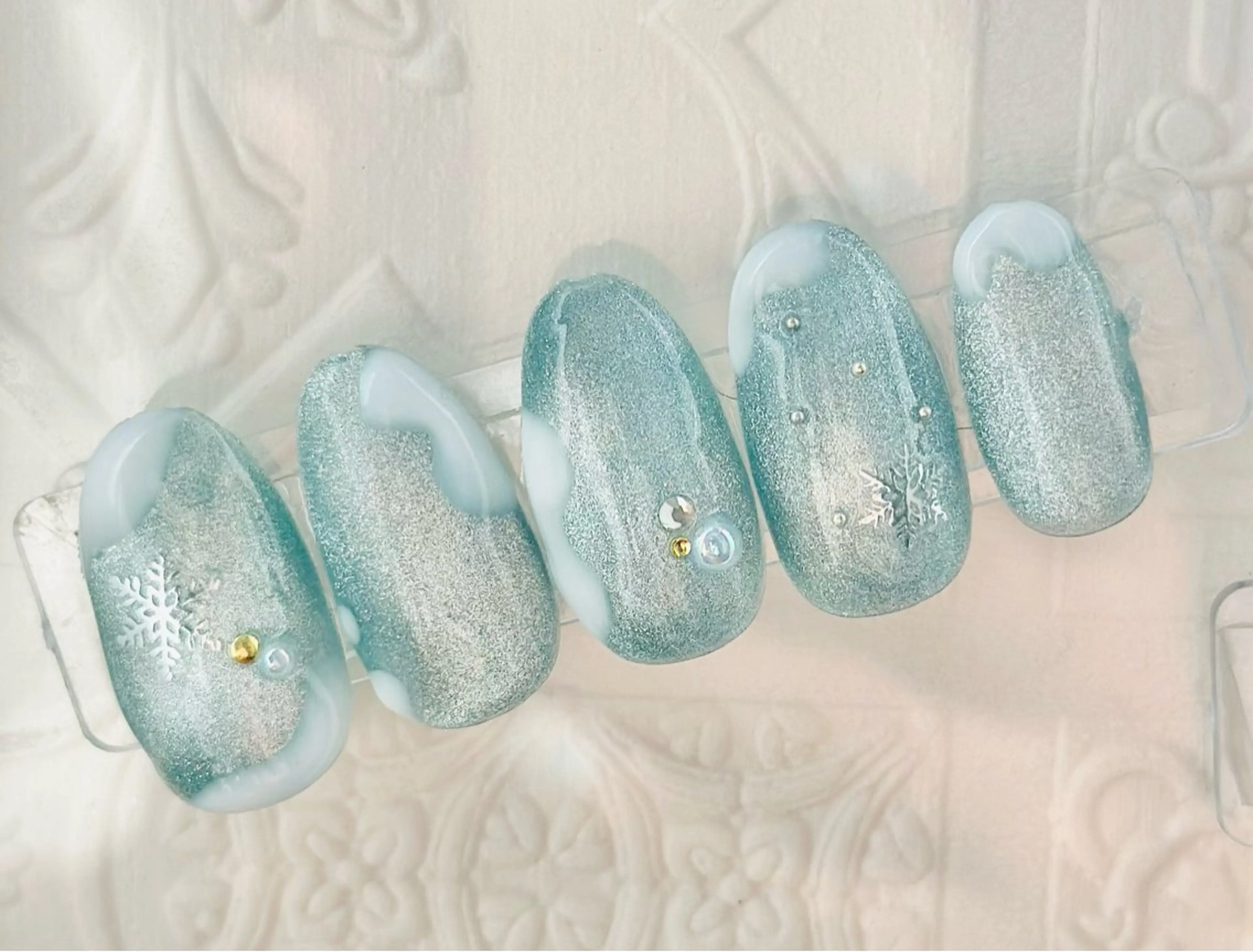 ネイル 冬ネイル クリスマス nailsalon oluoluのネイルデザイン