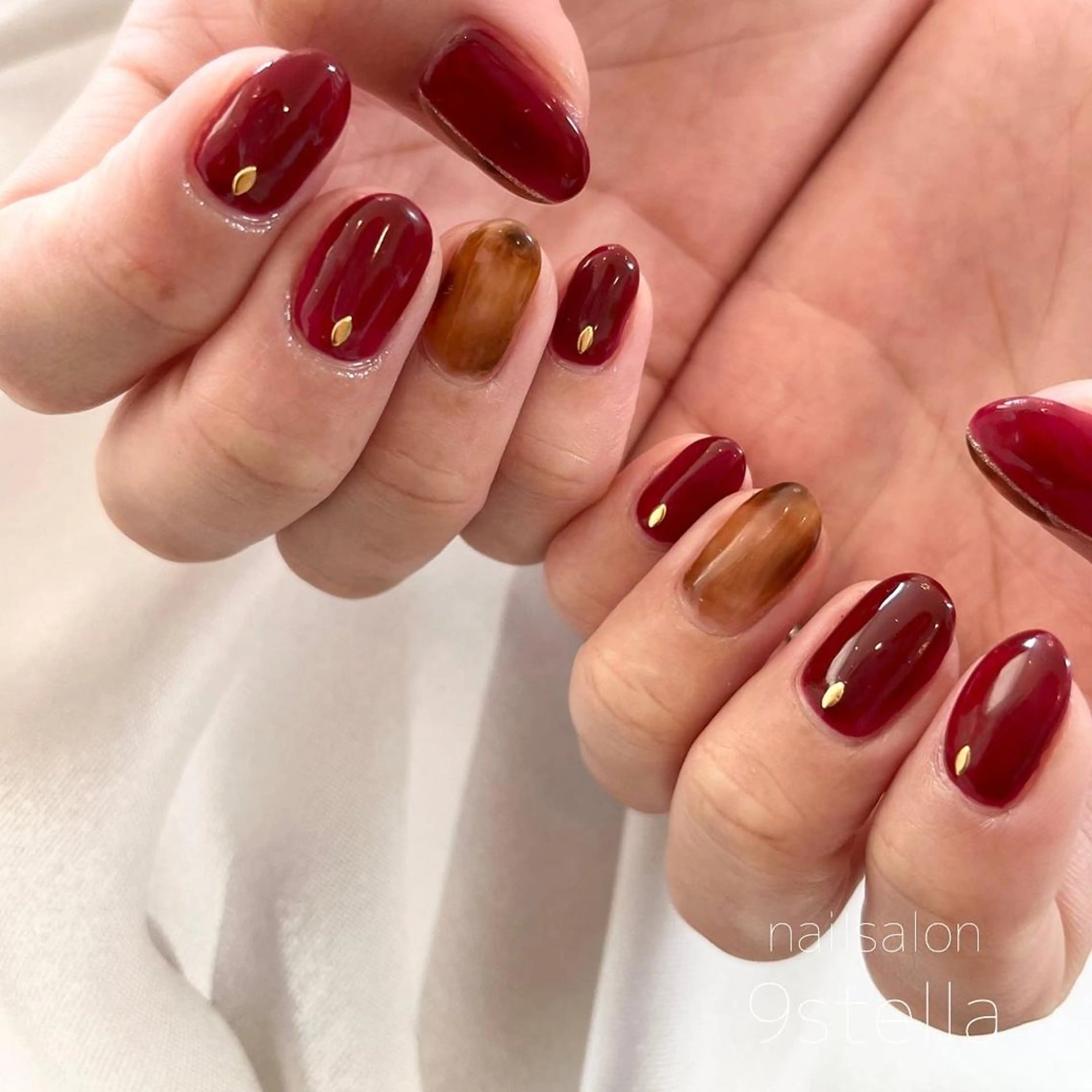 ネイル ハンドネイル nailsalon 9stella所属・久保 菜摘のネイルデザイン
