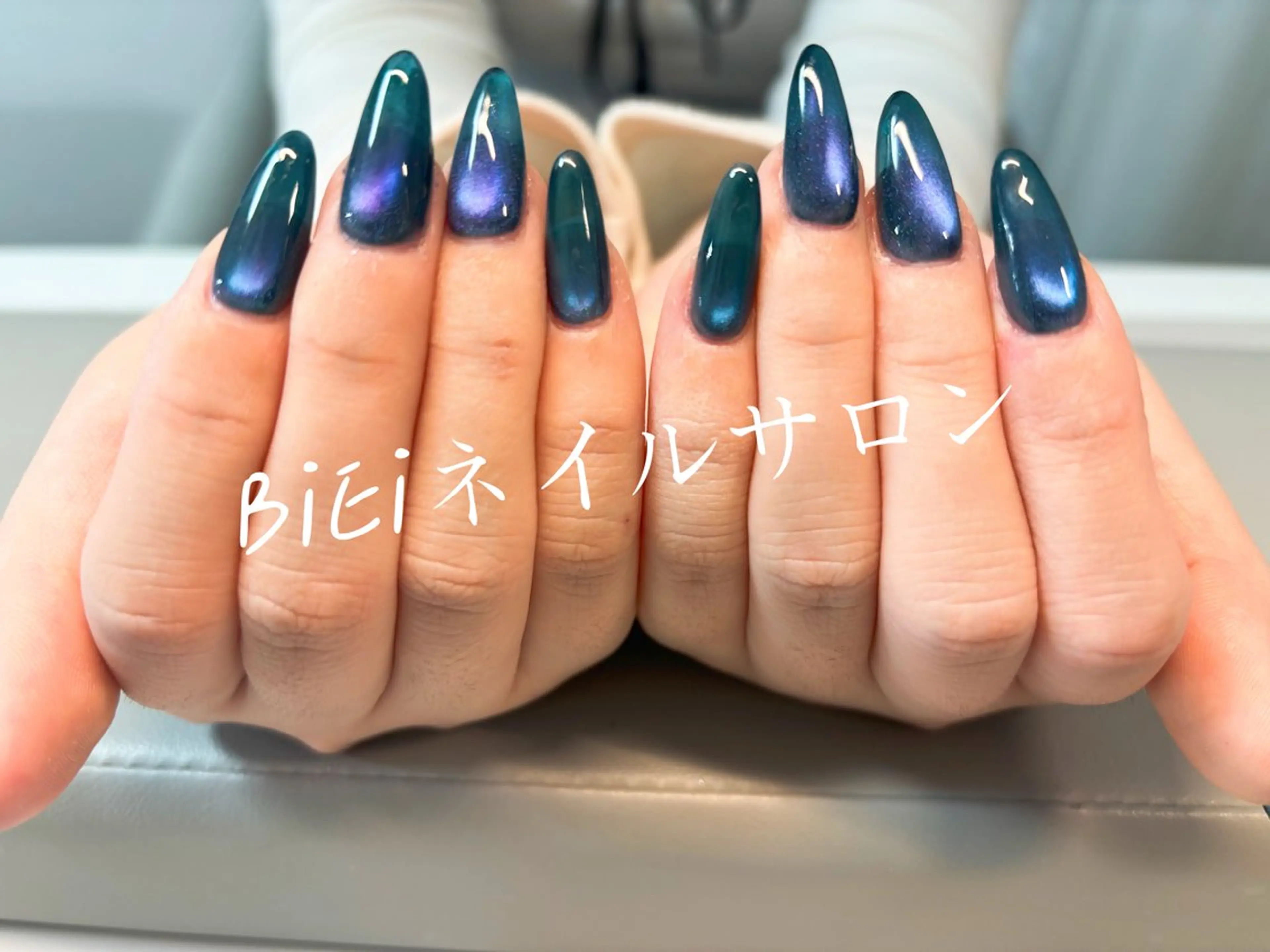 ネイル BiEiネイルサロン所属・BiEi ネイルサロン長さ出しのネイルデザイン