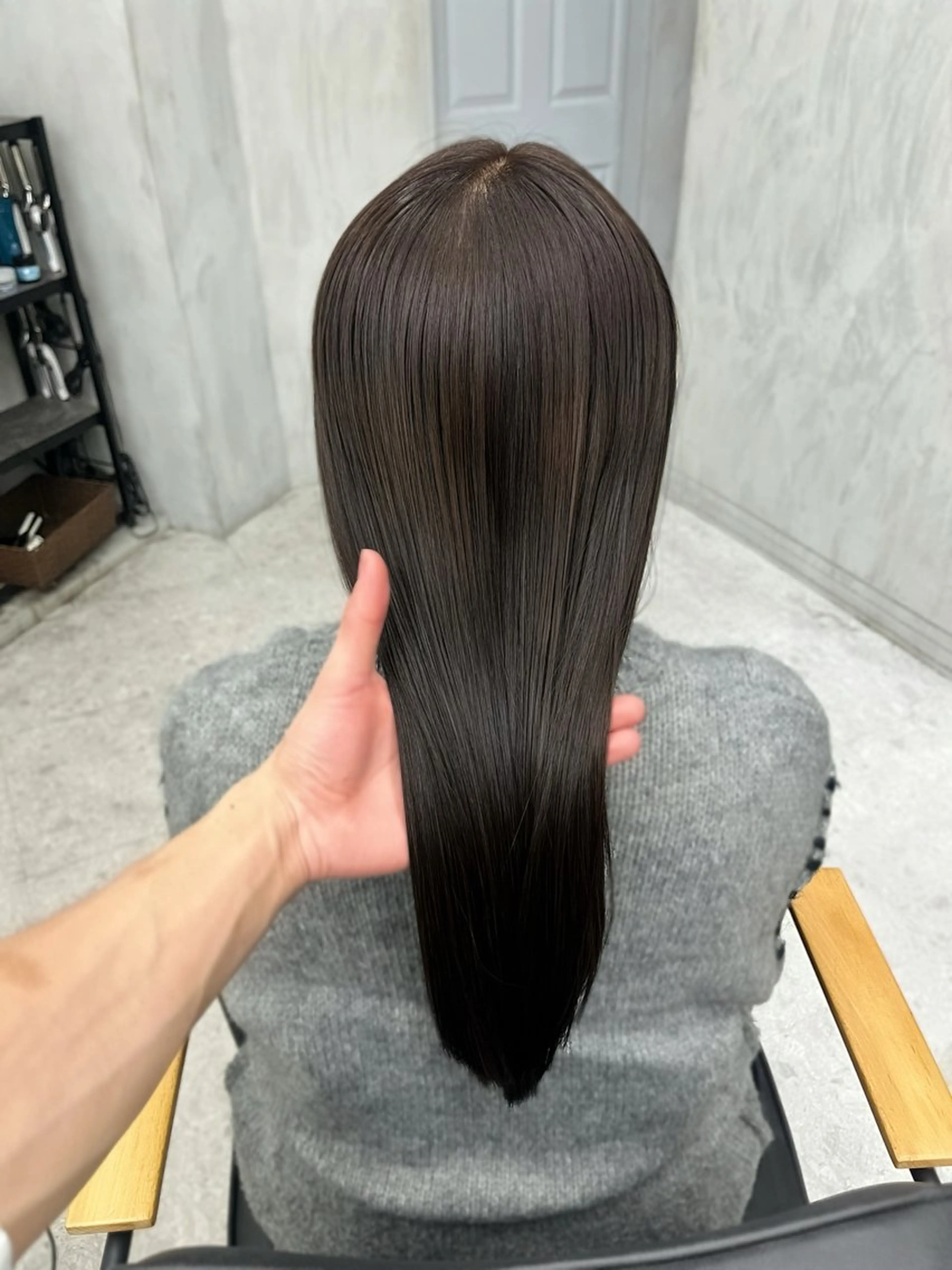 ロング 新宿📍韓国ヘア 🇰🇷透明感カラーのヘアスタイル