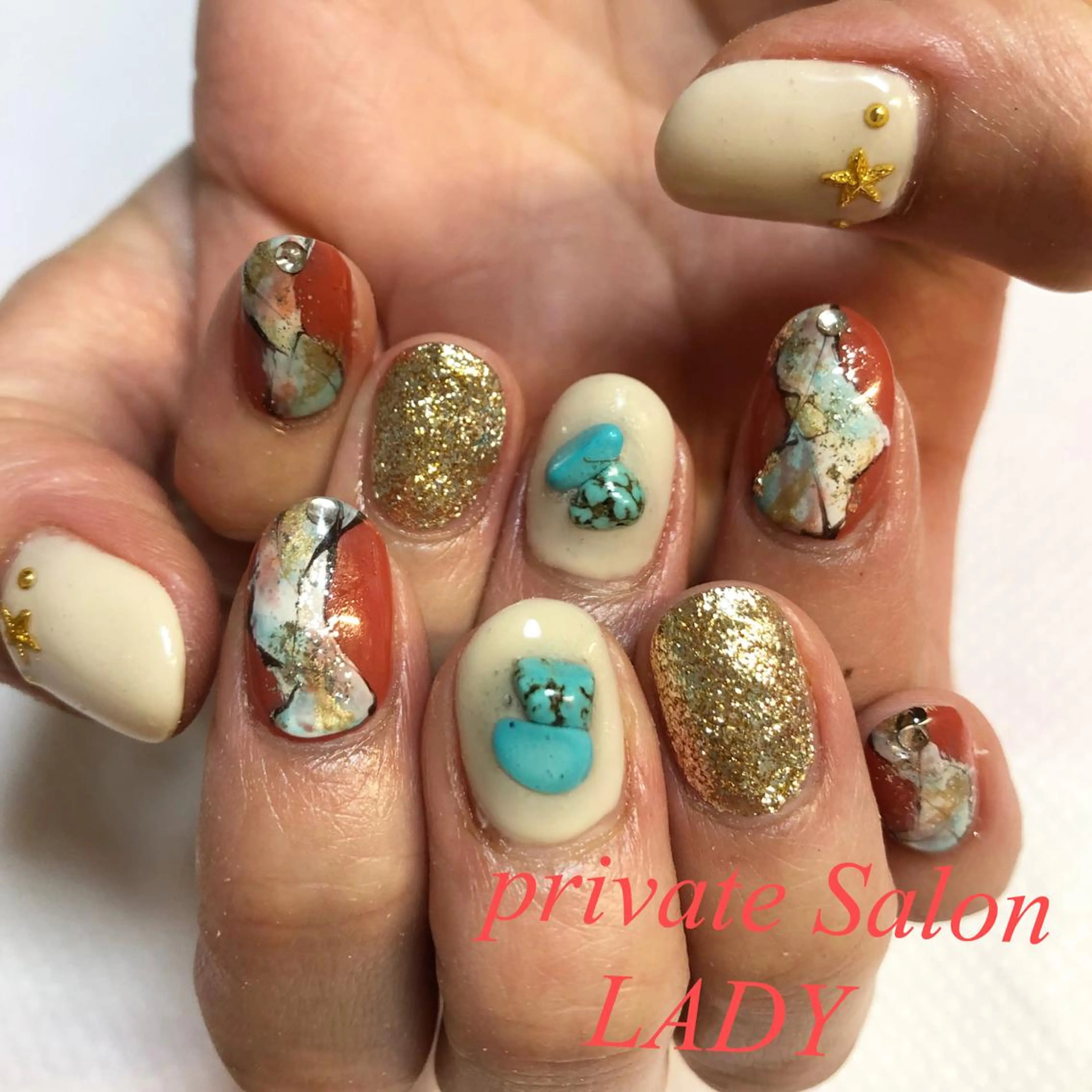 ネイル ハンドネイル 桜田 麻菜のネイルデザイン