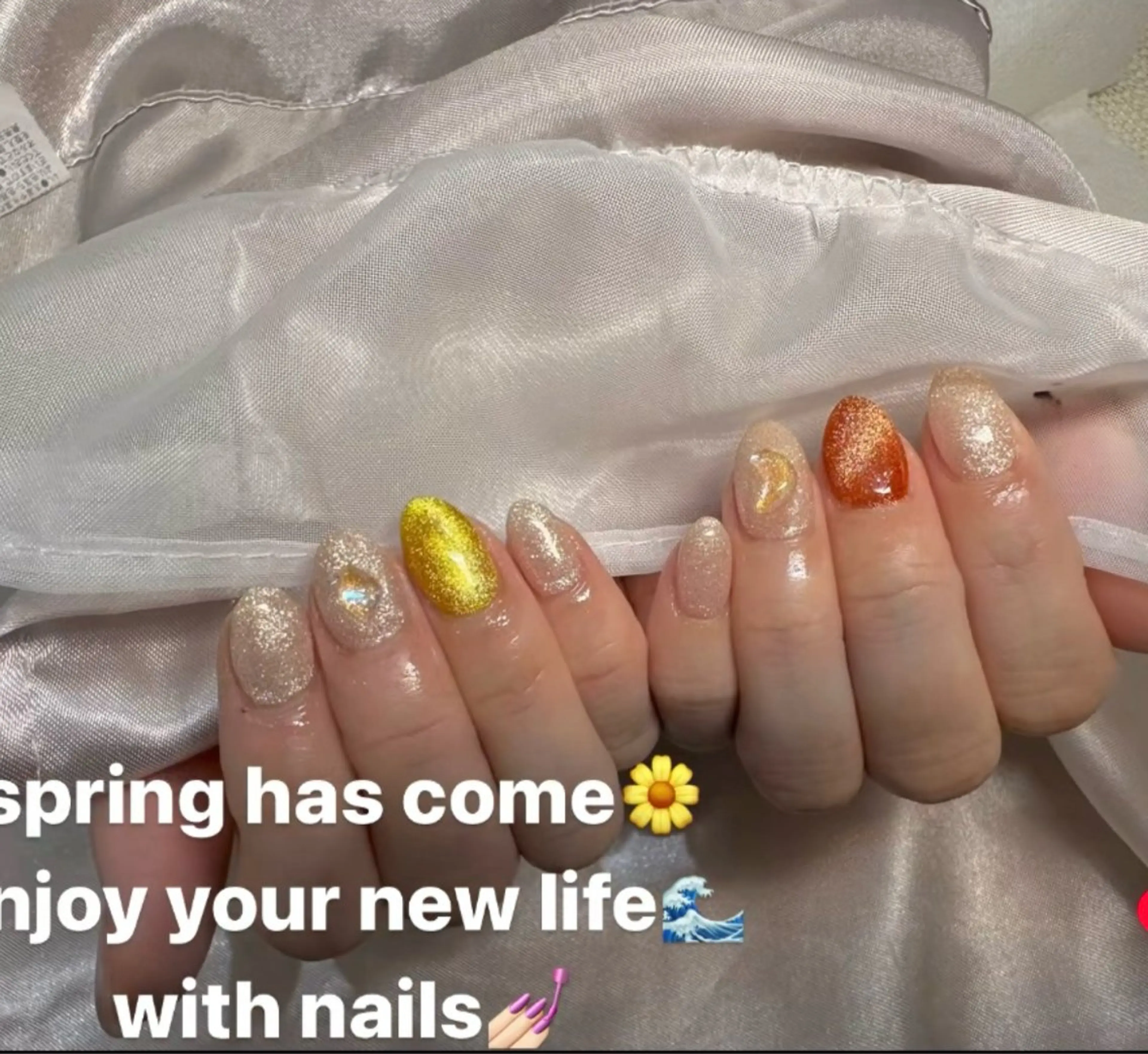 ネイル マグネットネイル ＥＮＮＡＩＬ野中本店所属・EN_NAIL 野中本店Ayakaのネイルデザイン