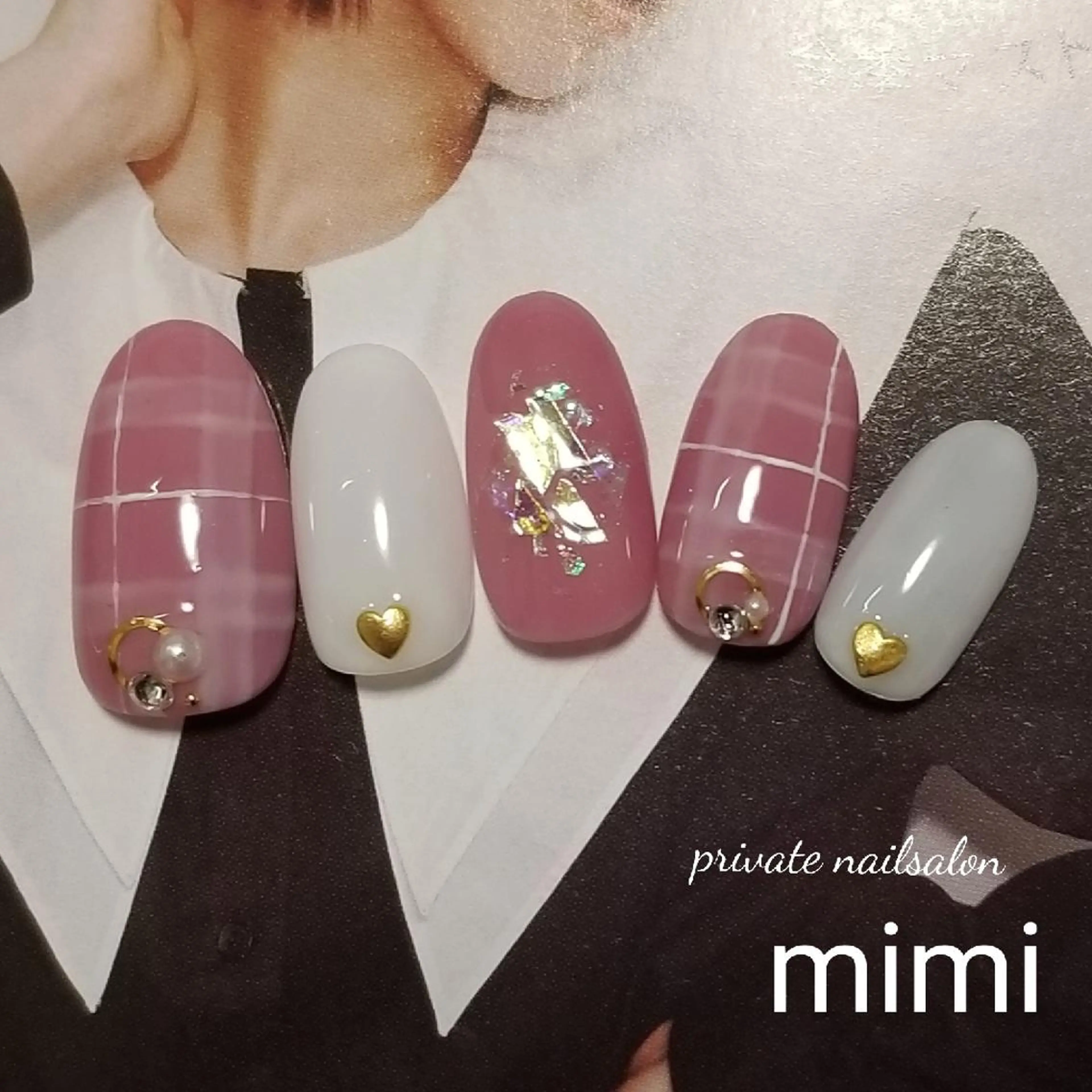 ネイル ピンク 博多ネイル ｍｉｍｉのネイルデザイン