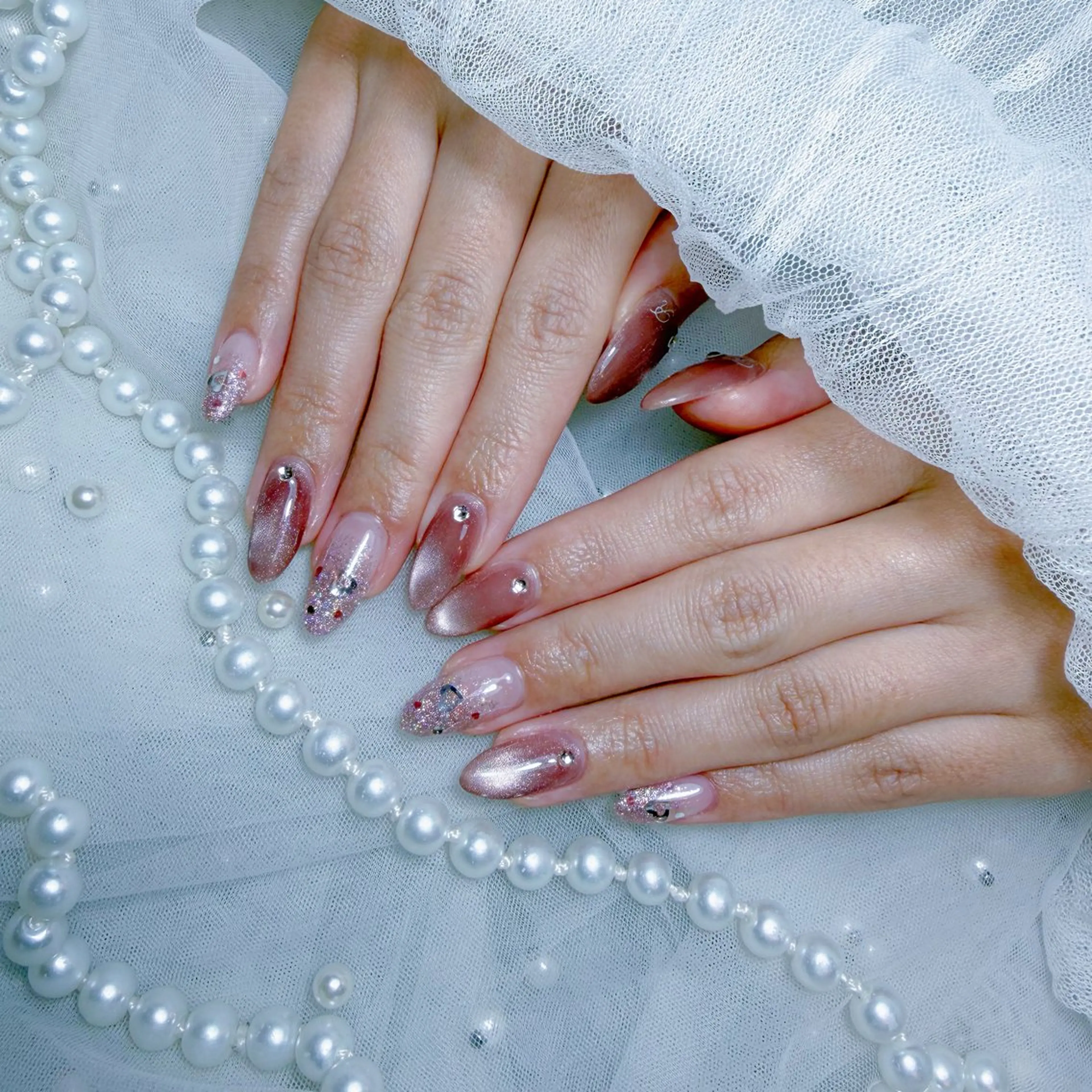 ネイル ハンドネイル Yudia🩵 Yuiのネイルデザイン