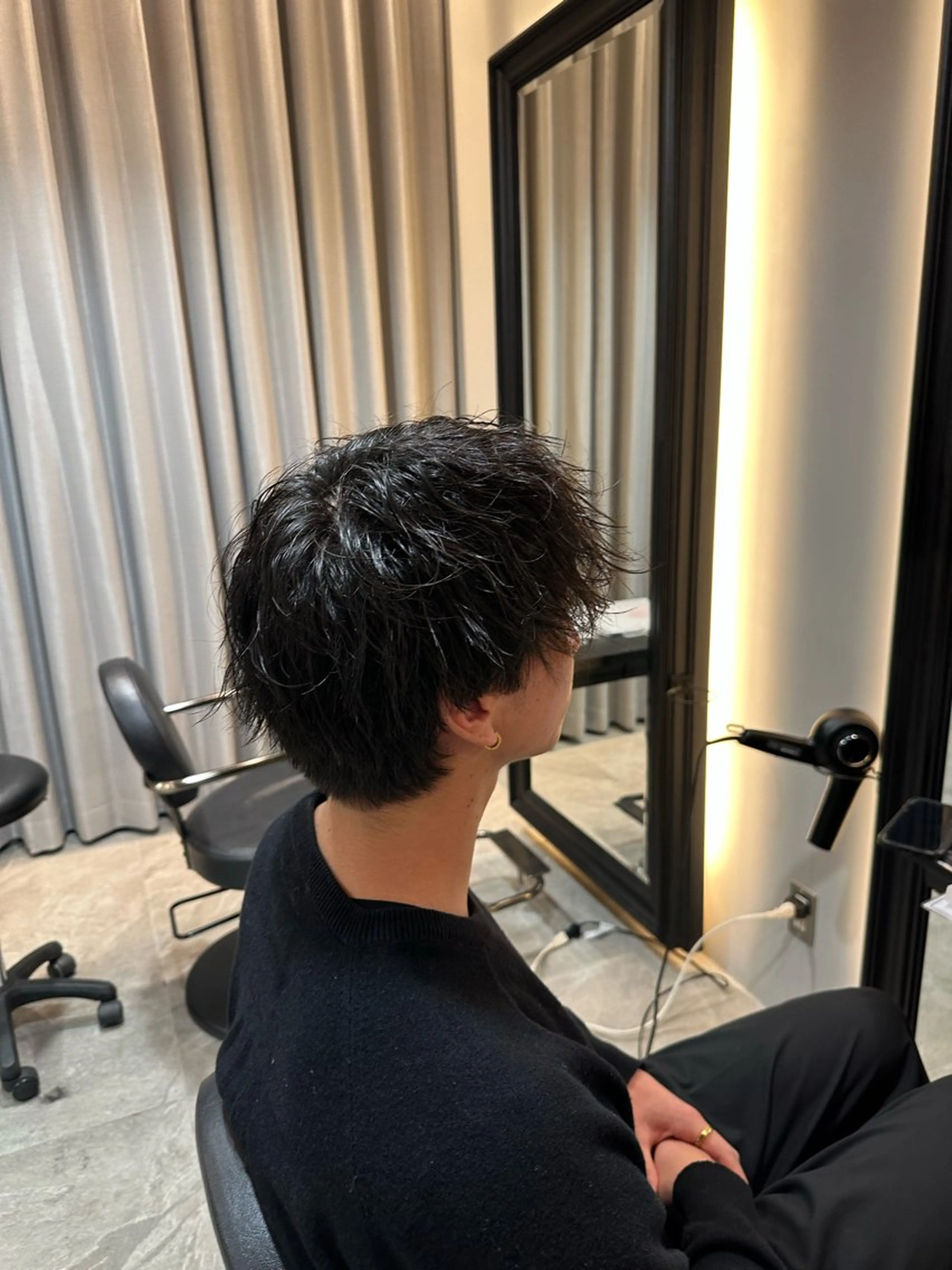 メンズ メンズパーマ 波巻きパーマ カット ✨Kiyo / Lolonois中津のヘアスタイル