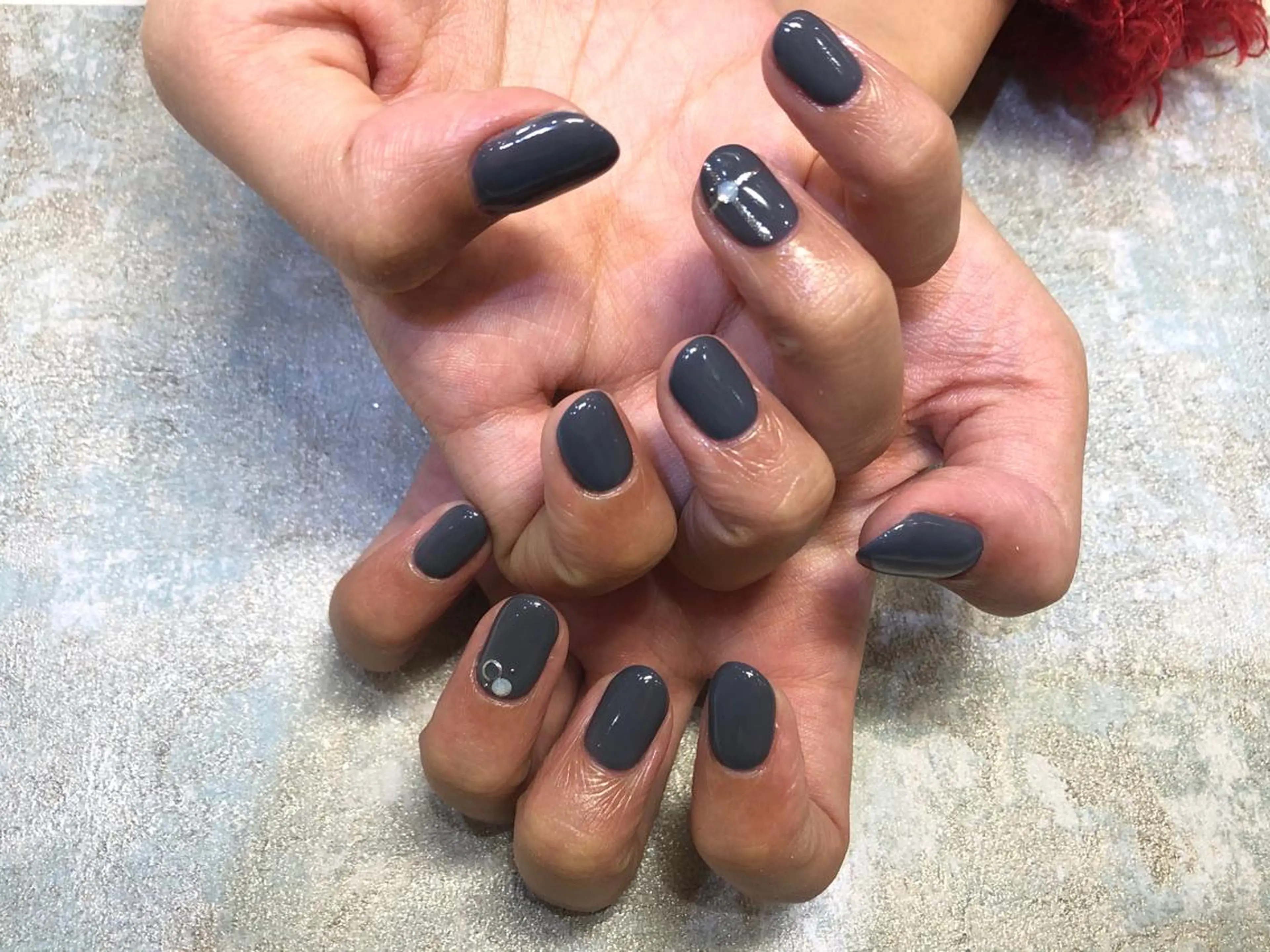 ネイル アートネイル ワンカラーネイル ハンドネイル fairy 村居 愛香のネイルデザイン