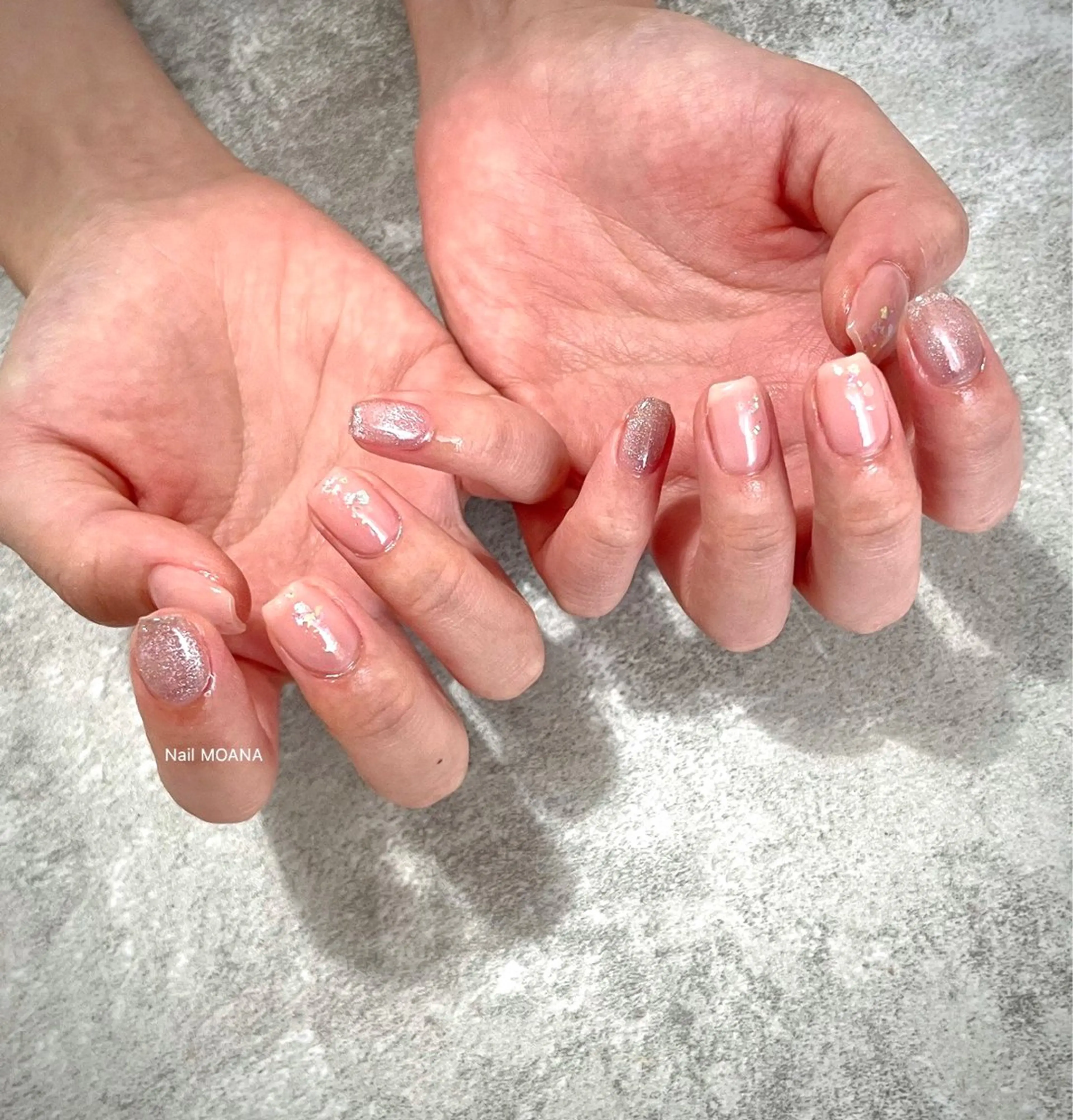 ネイル オーロラネイル Nail MOANAのネイルデザイン
