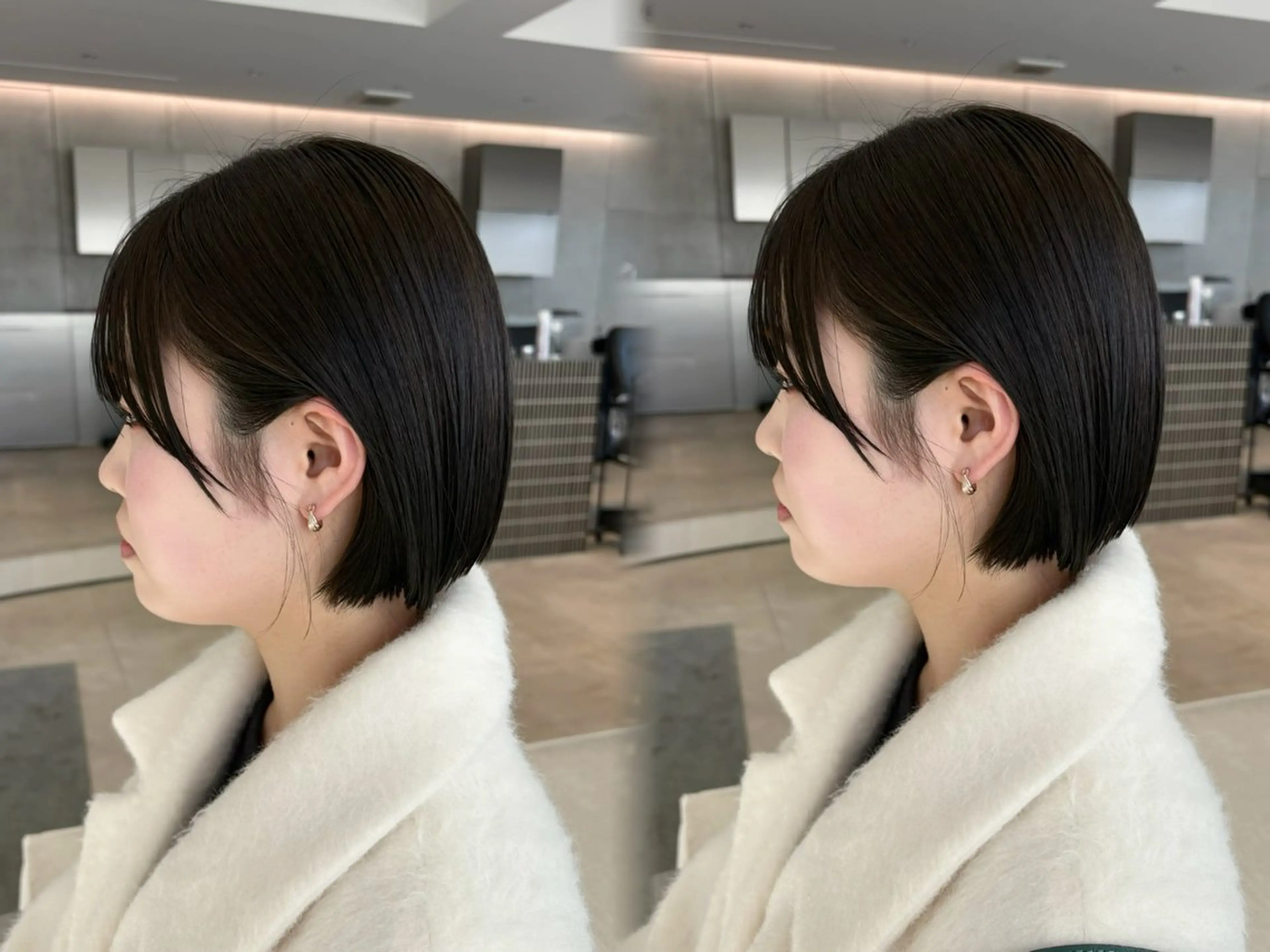 ショート カット 縮毛矯正 トリートメント メンズバレイヤージュ 斉藤春のヘアスタイル