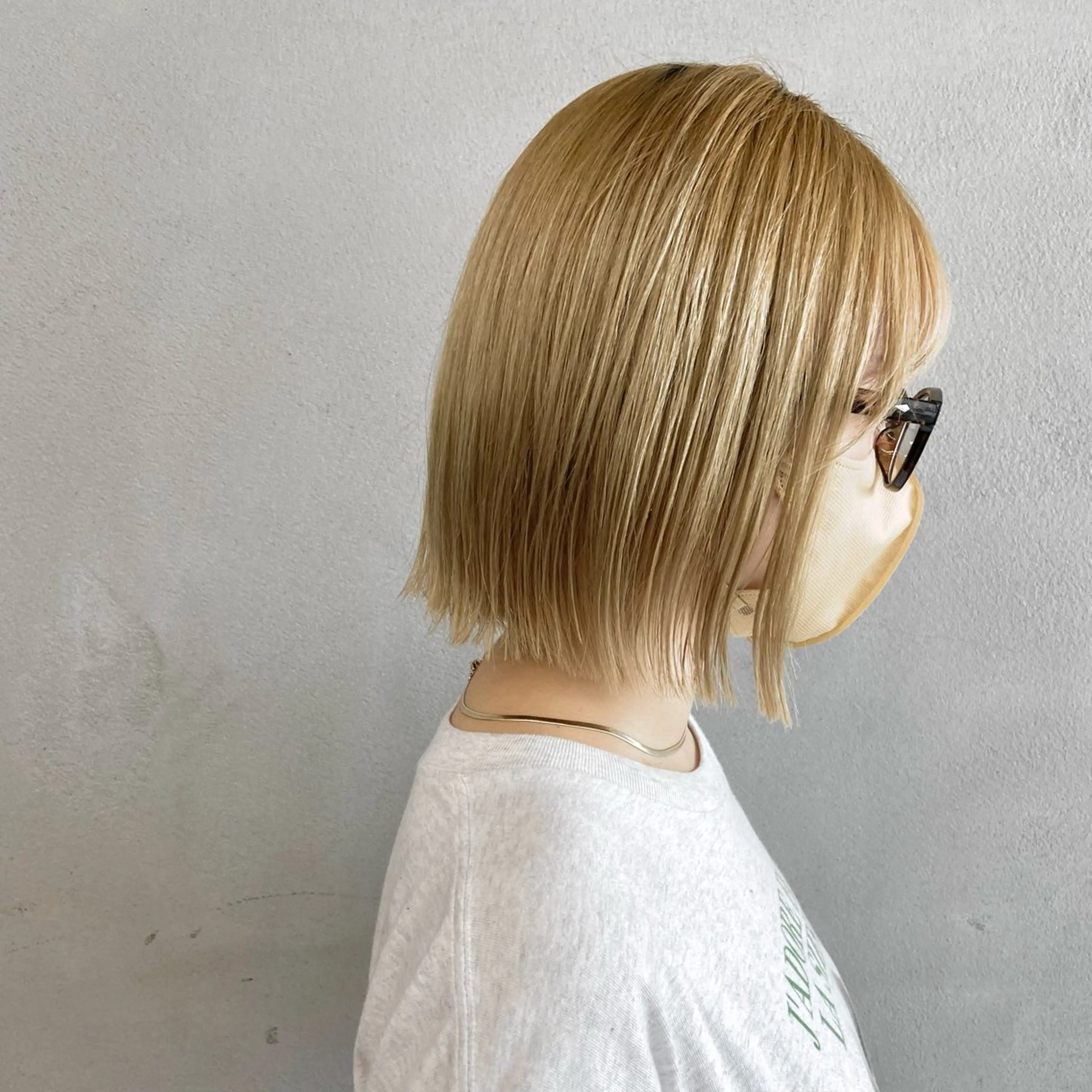 【🌟ハイトーンBoBはこちら🌟】カット+ケアダブルカラー+TOKIOトリートメント ※平日限定　※ボブ限定の写真