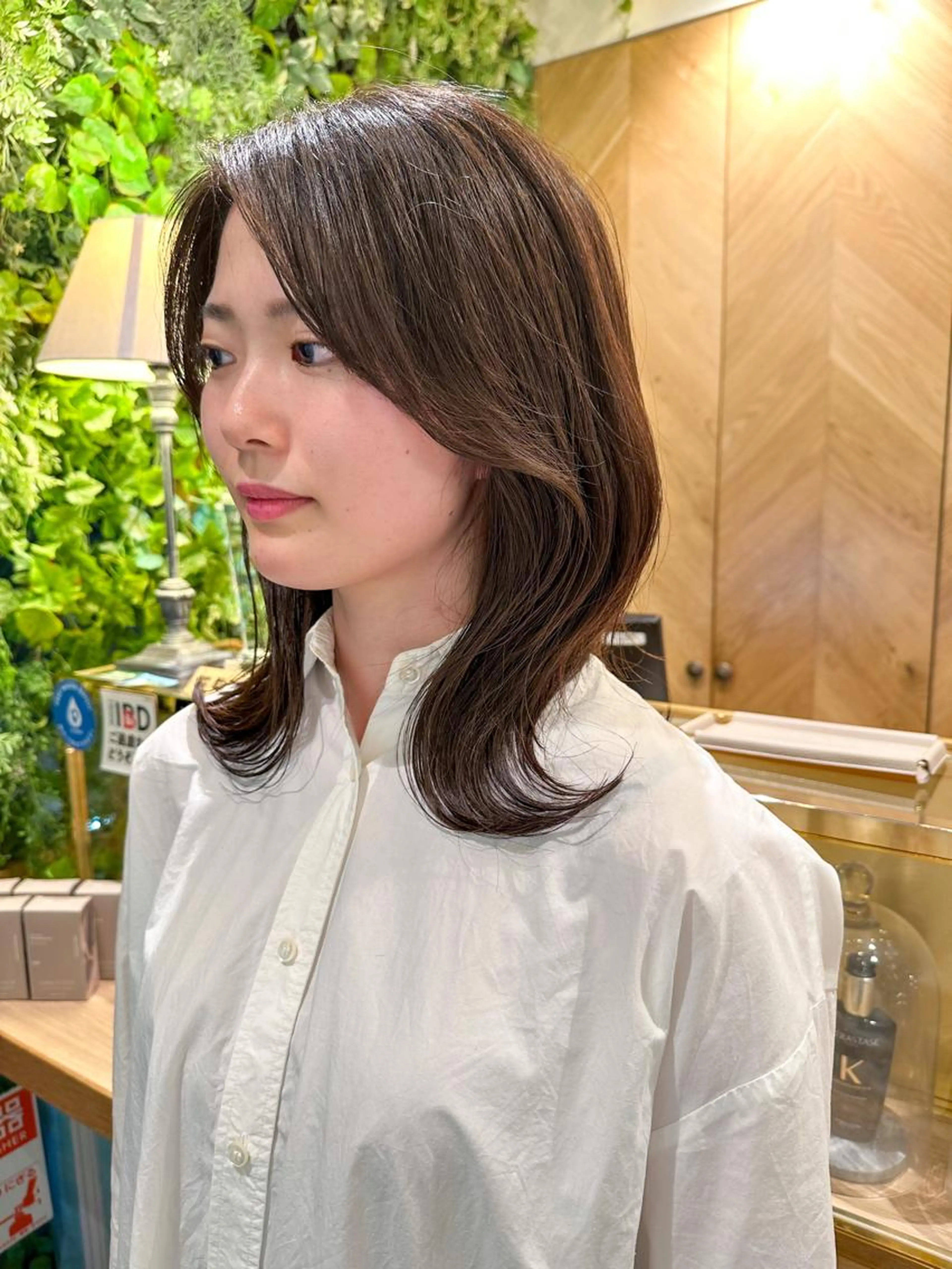 【人気No.1】🩵カット+最新透明感カラー+ 1step トリートメント💜の写真