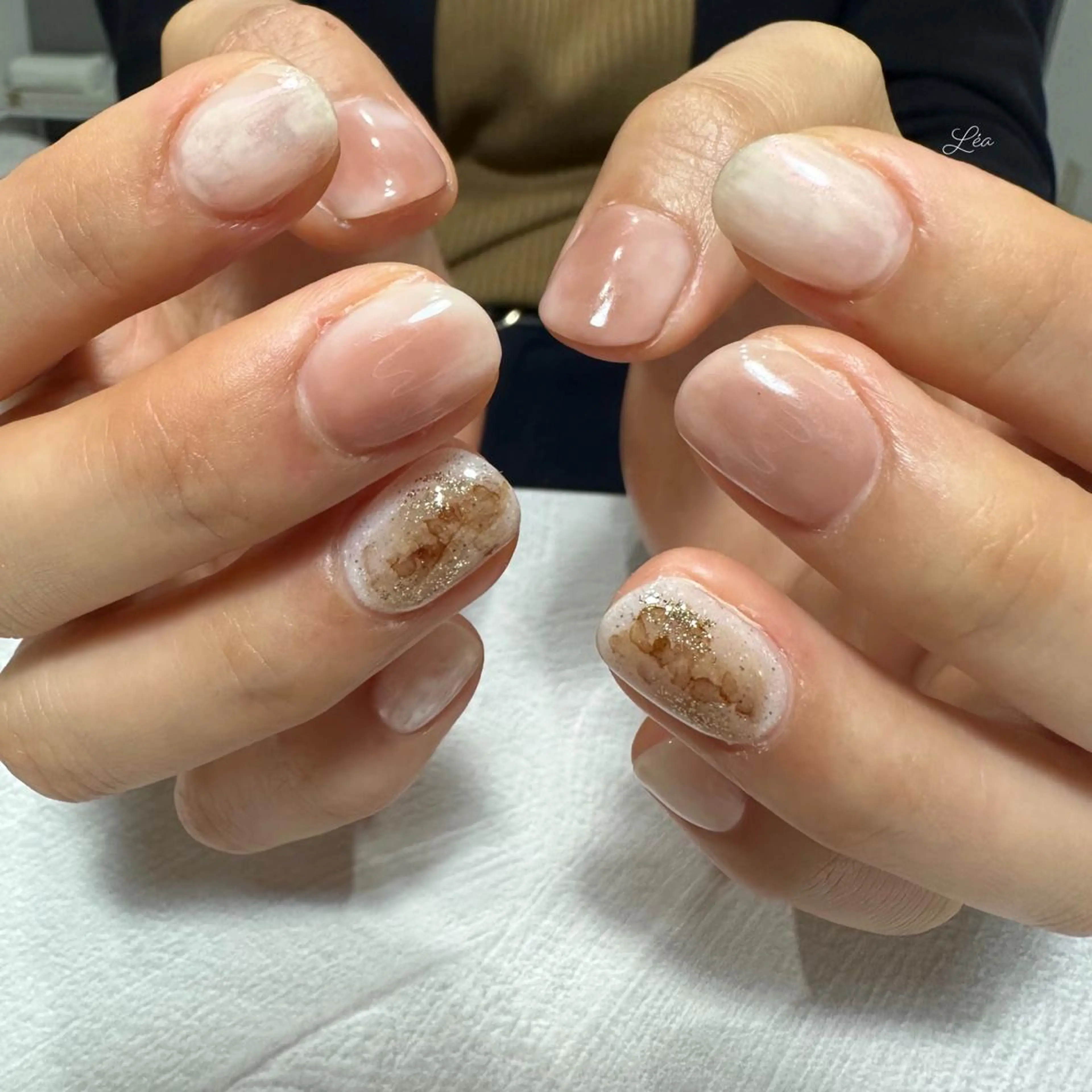 ネイル ジェルネイル パラジェル Léa nailのネイルデザイン