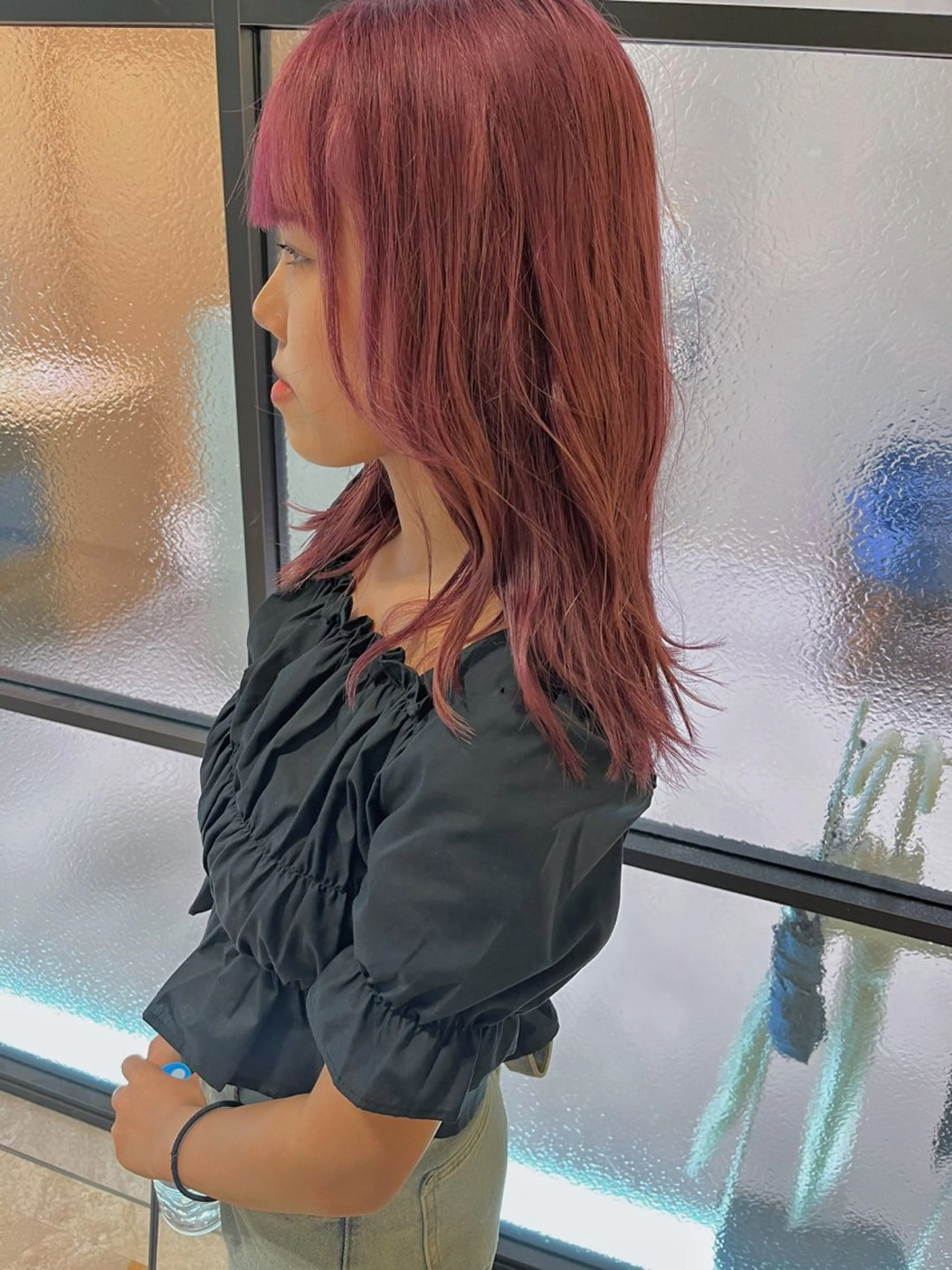 セミロング カラー AVANCE.西宮北口所属・AVANCE. 古川楓のヘアスタイル