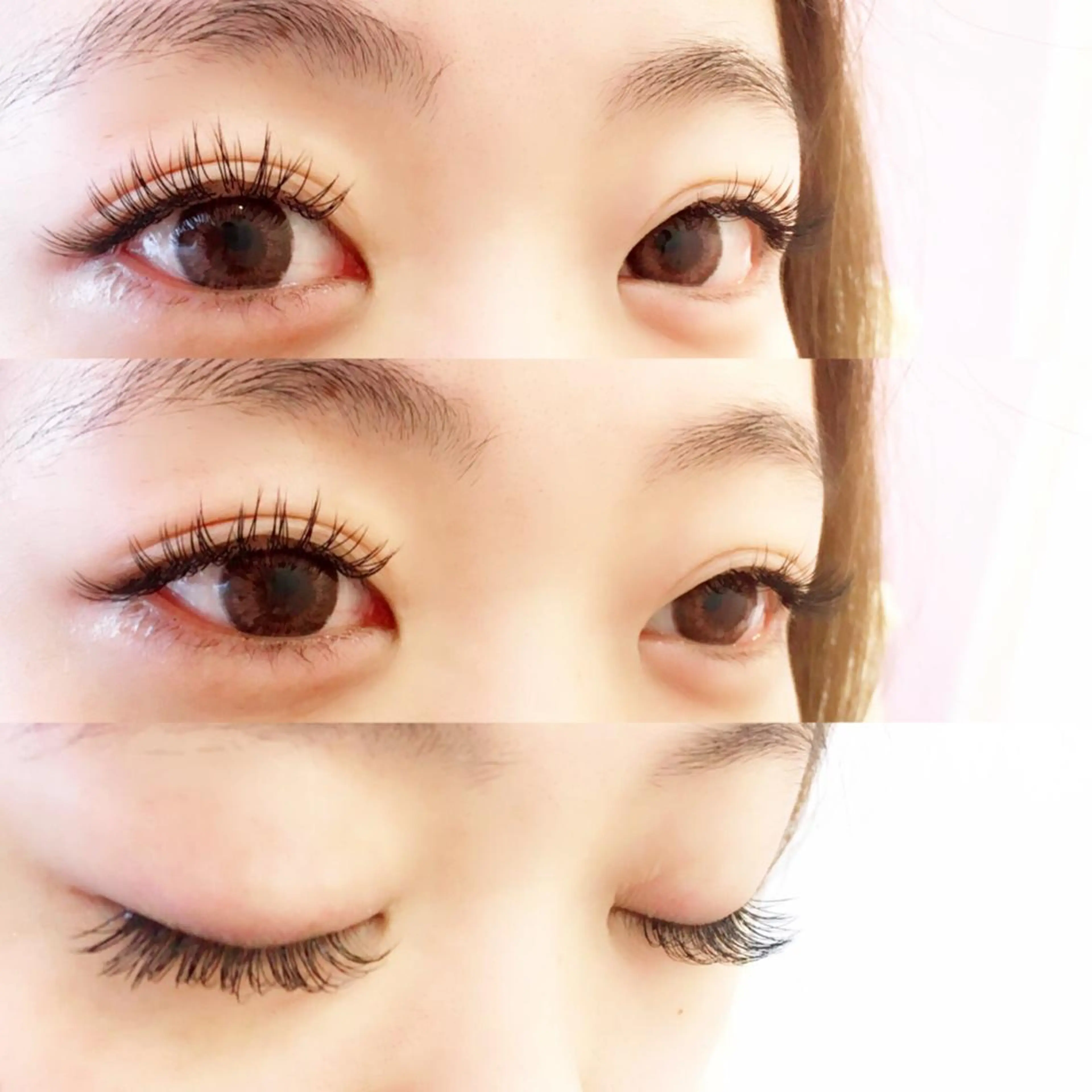 マツエク・マツパ フラットラッシュ ゴージャス 一重×まつ毛パーマ アップワードラッシュ chucola *のマツエク・マツパデザイン