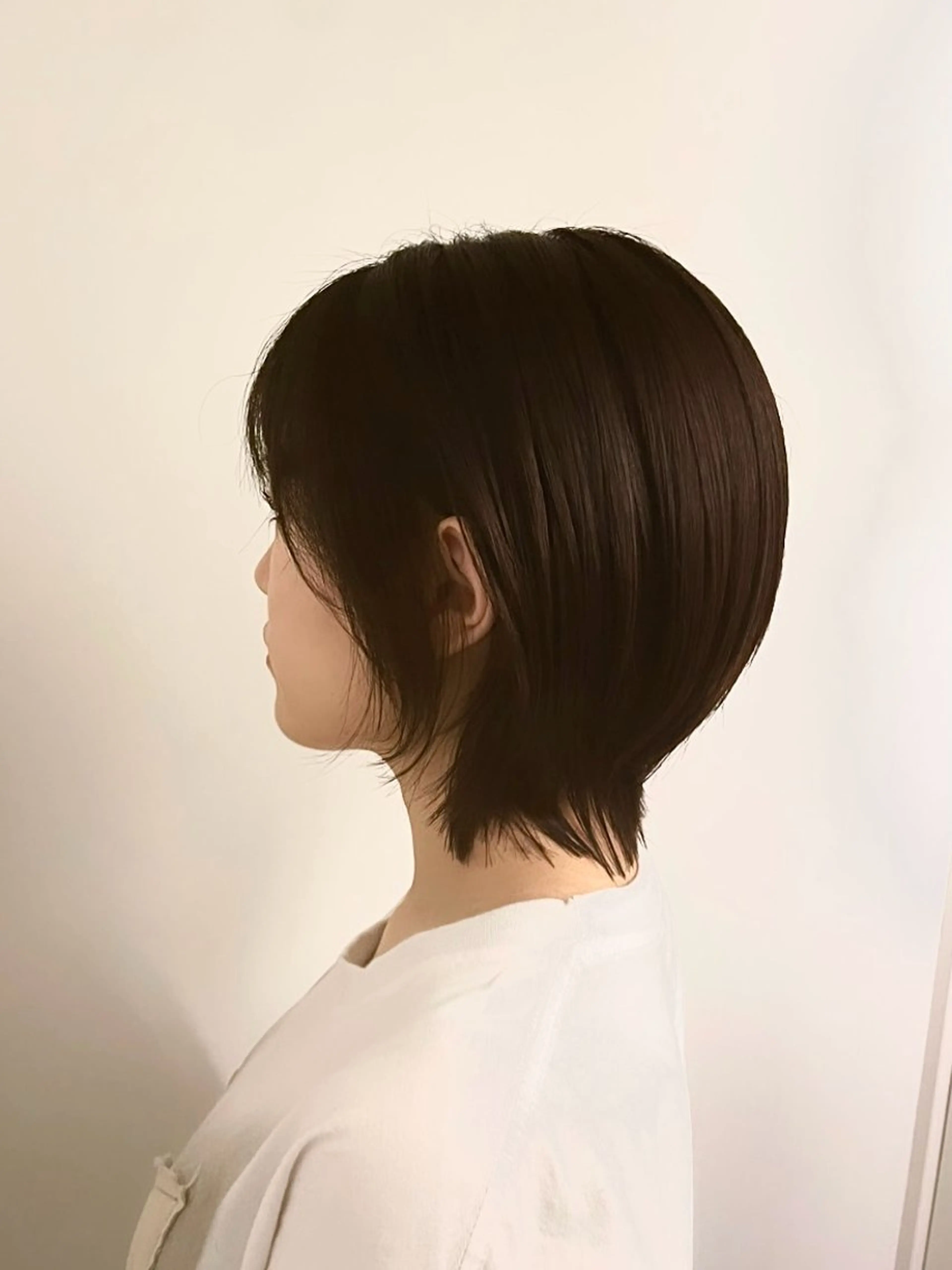 ショート ハッシュカット ショートヘア カット ヘアカラー yu-kaハッシュ カット/韓国レイヤーのヘアスタイル