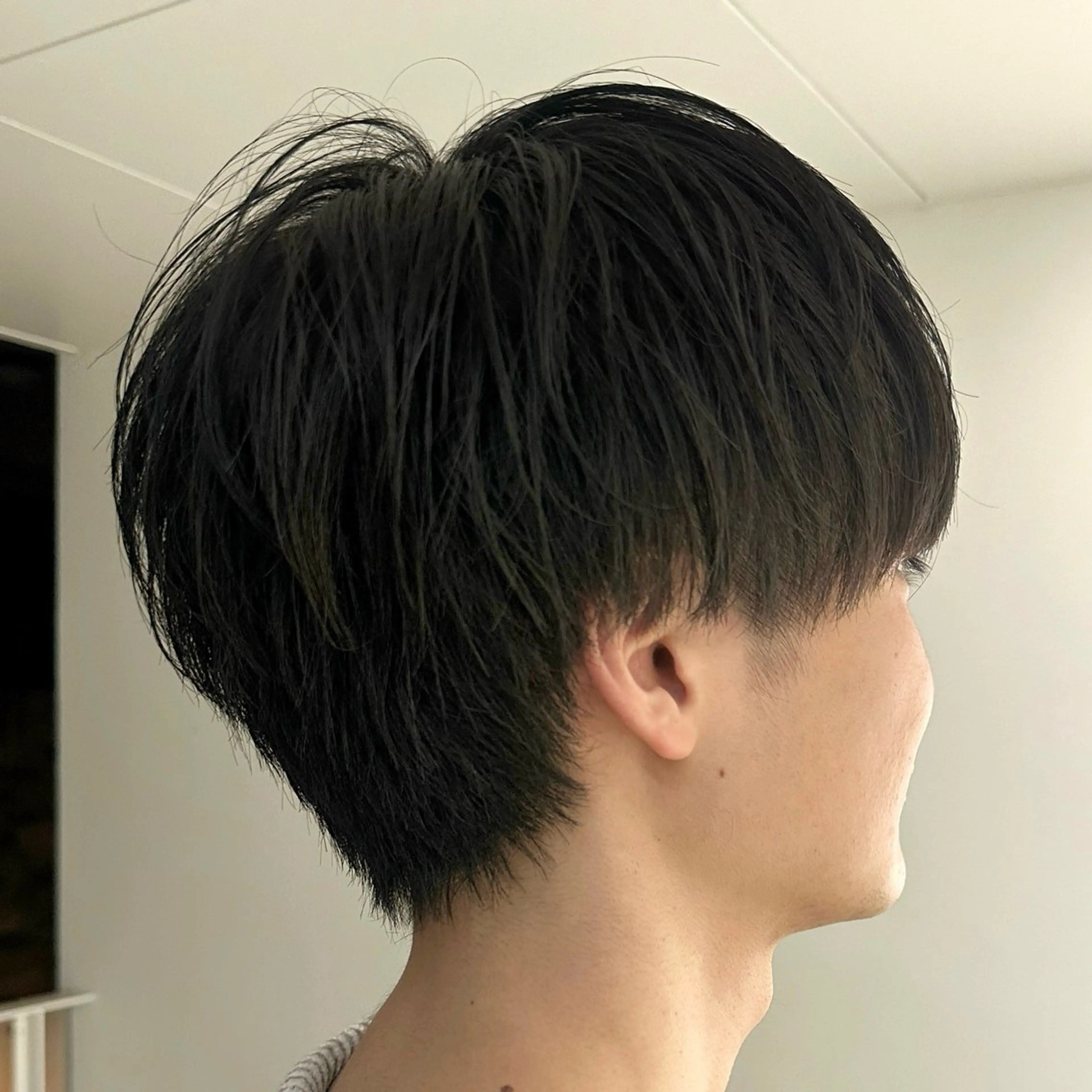 メンズ カット トリートメント ヘッドスパ ヘアセット 地毛風/グレージュ よしだひろのじょうのヘアスタイル
